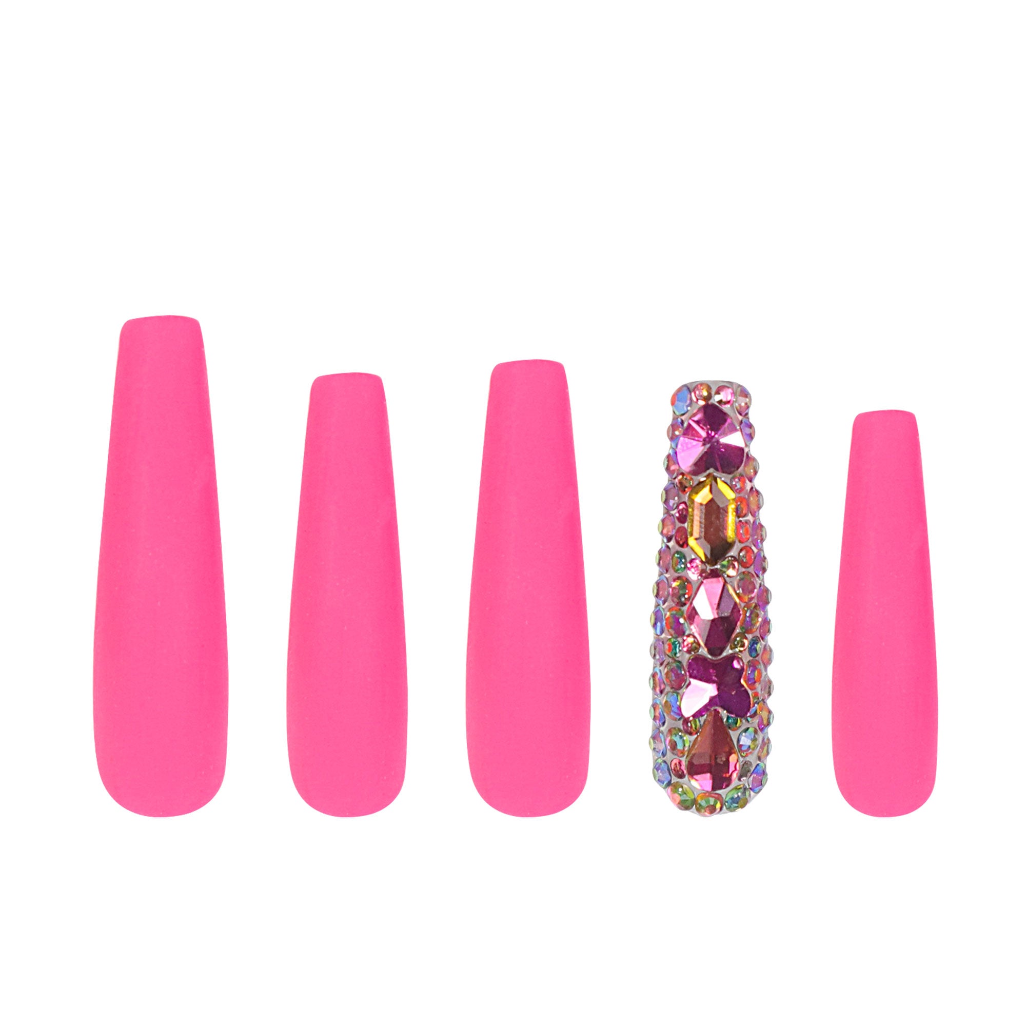 Barbie Mariposa Handmade Nails H47