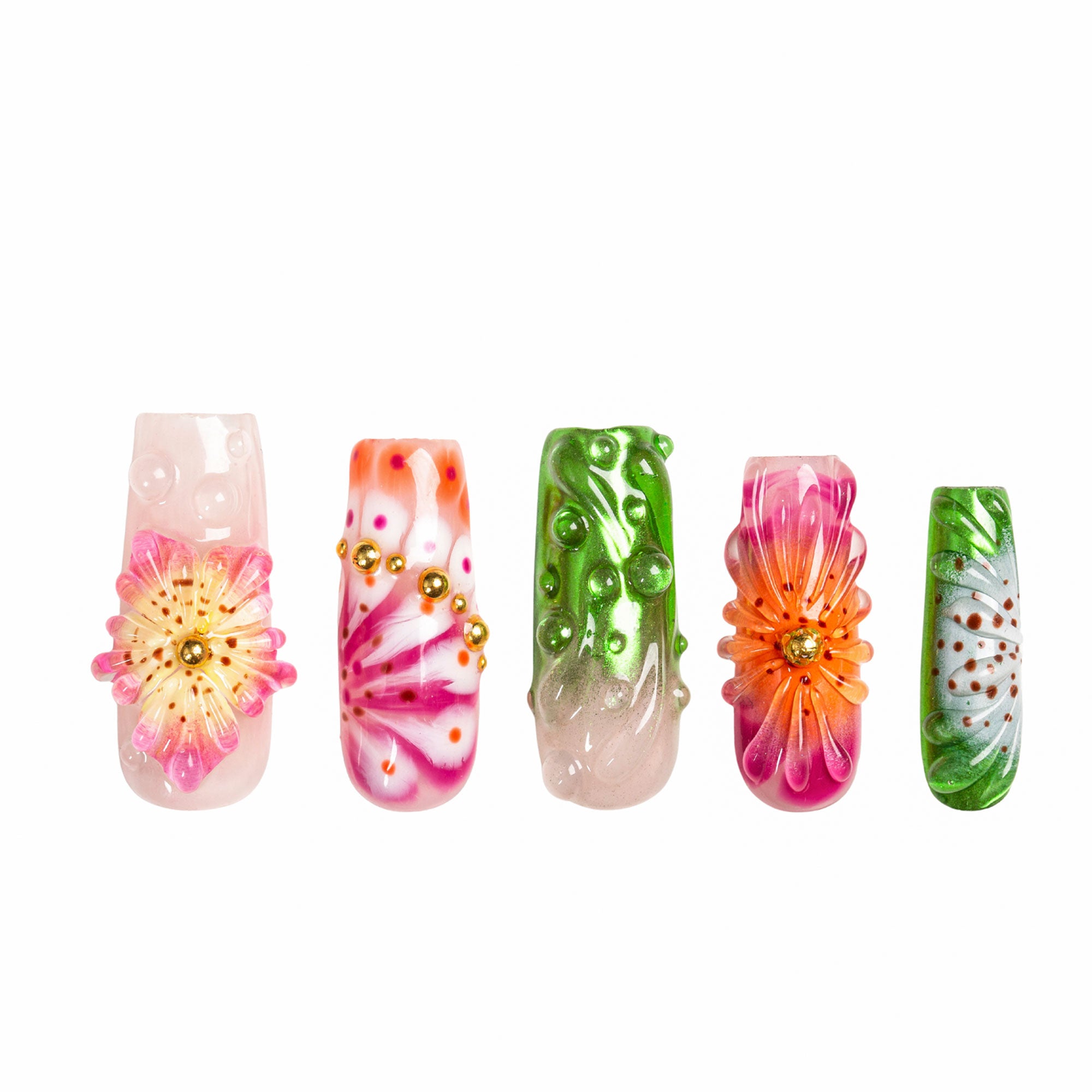 Sea Bloom Handmade Nails H544
