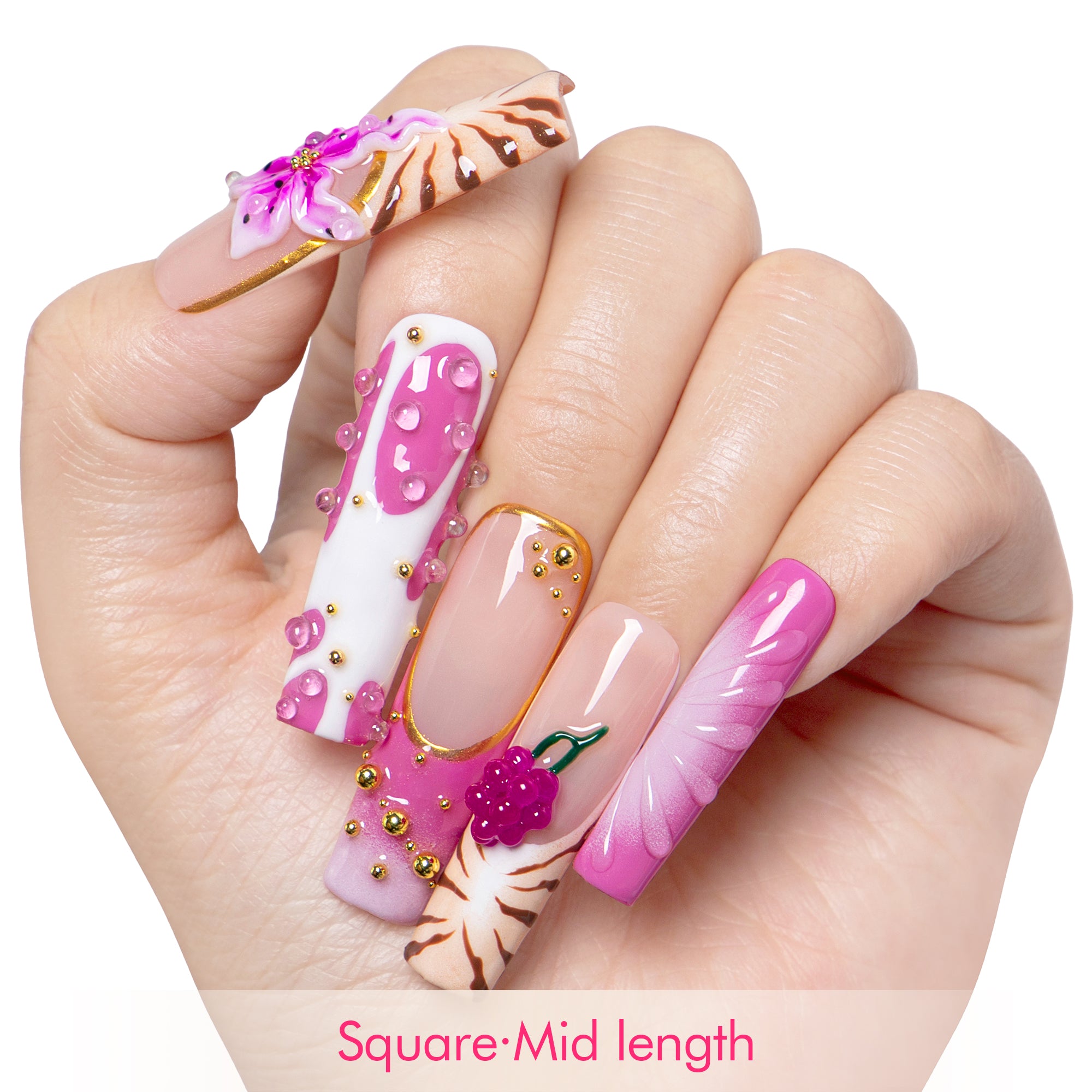 La Vida Rosé Handmade Nails H470