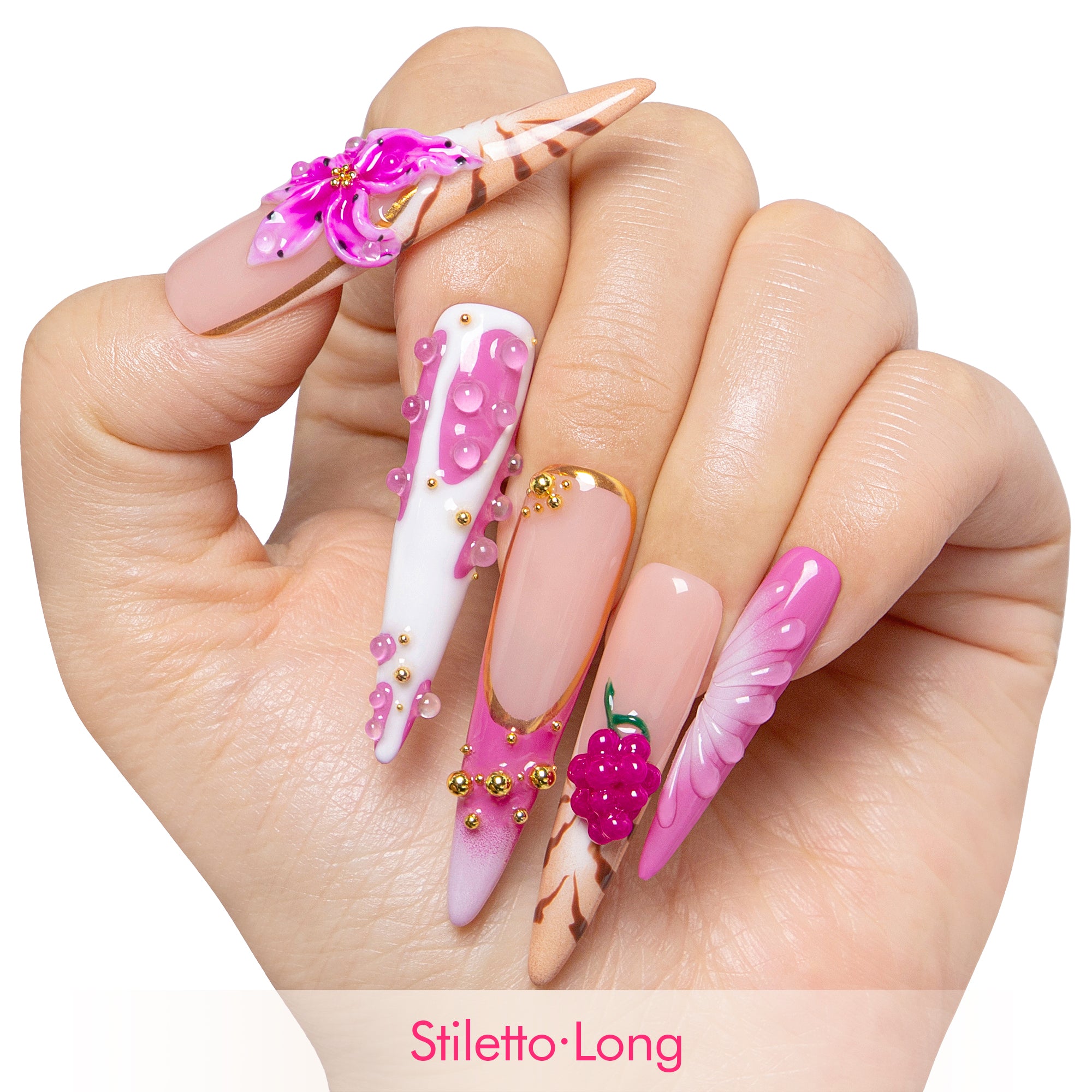 La Vida Rosé Handmade Nails H470
