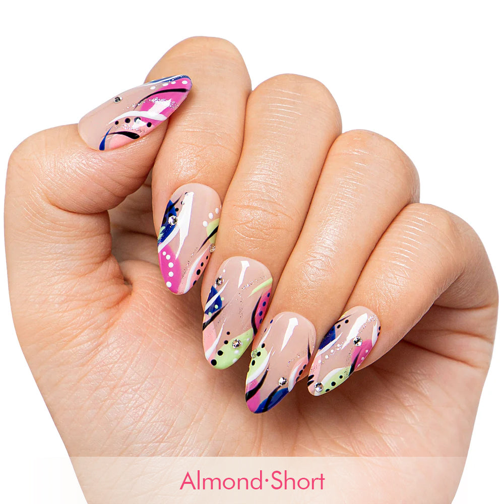 Summer Romance Handmade Nails H473