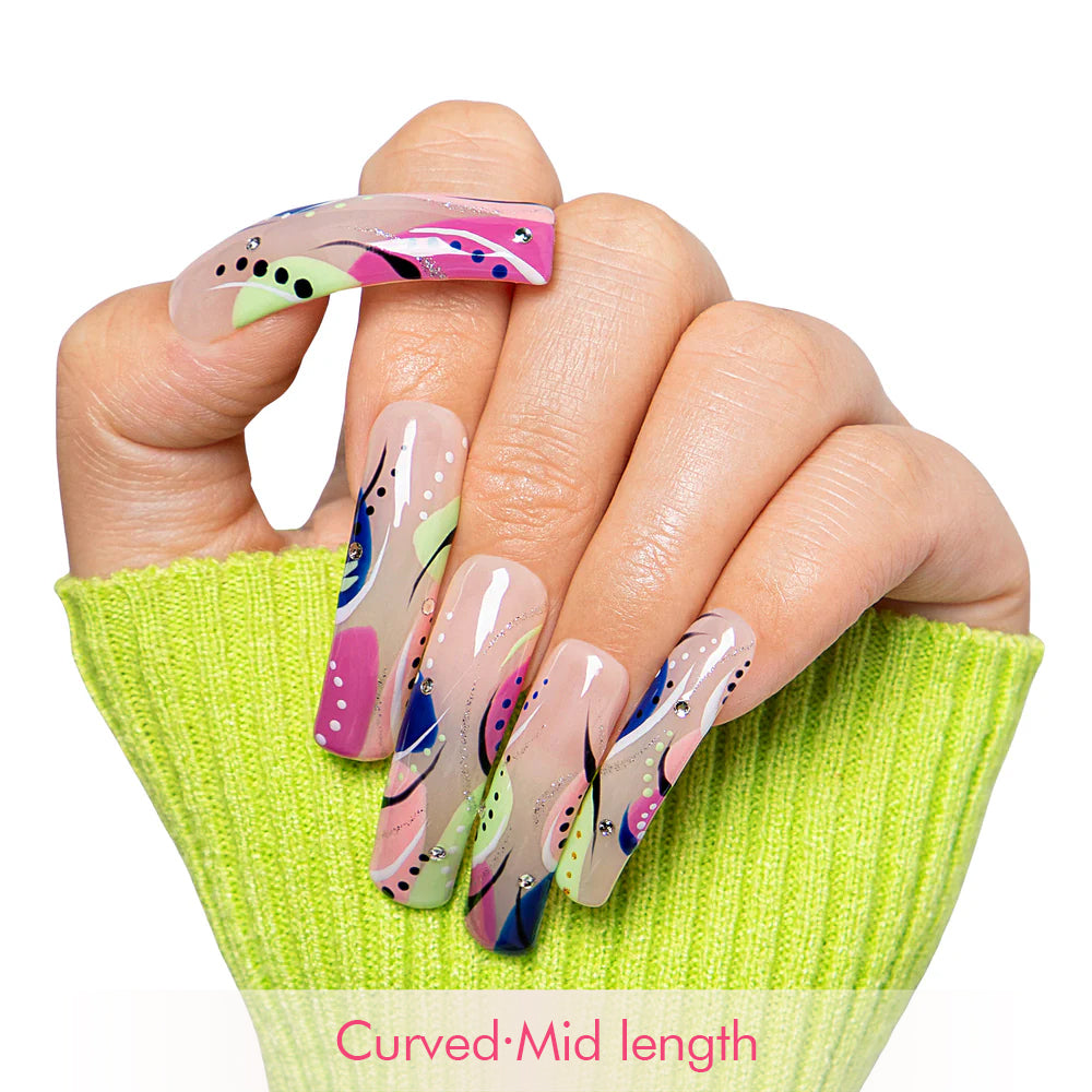 Summer Romance Handmade Nails H473