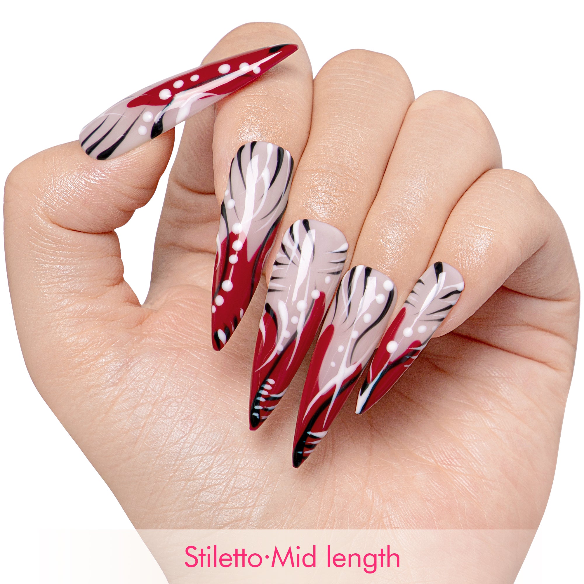 Love Hangover Handmade Nails H476