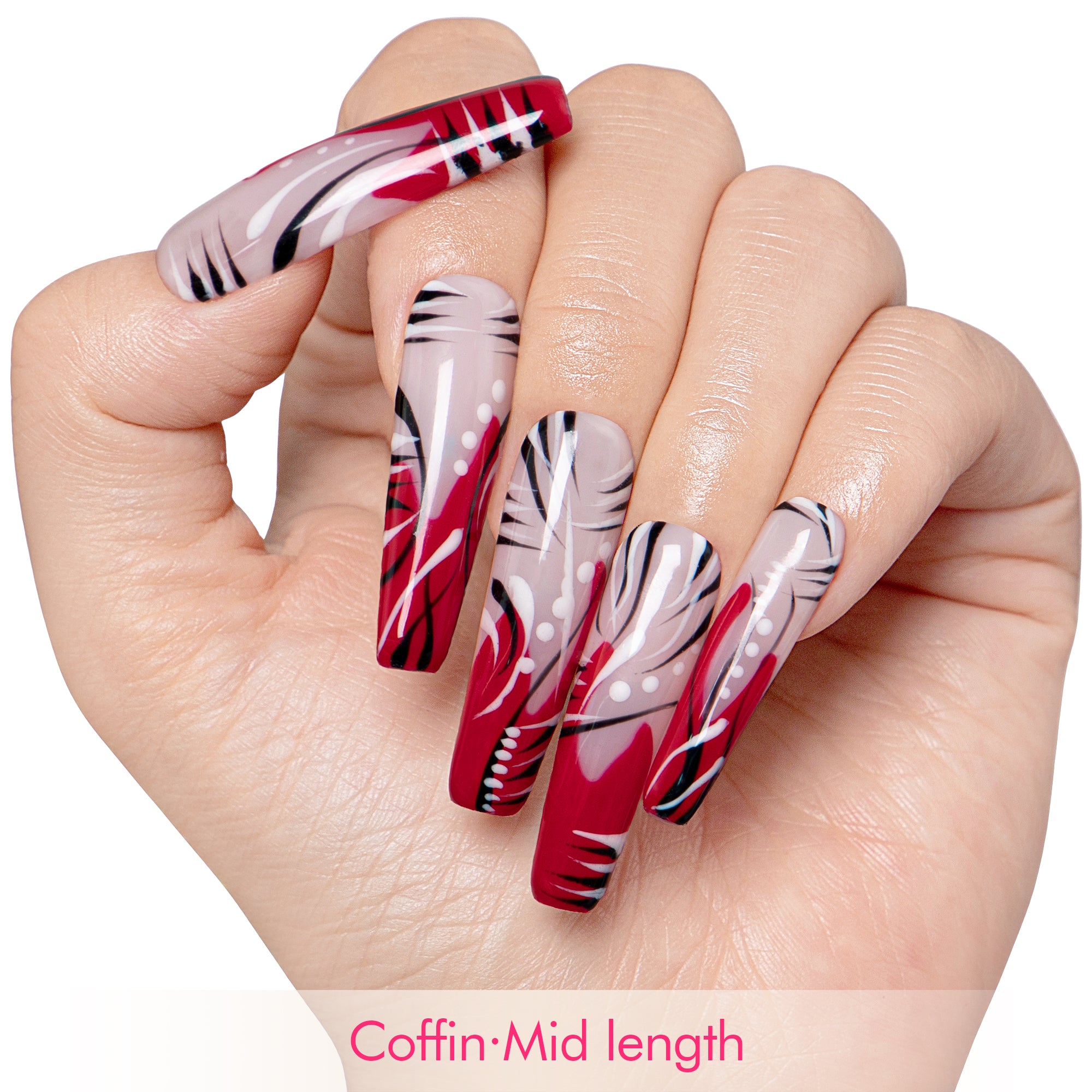 Love Hangover Handmade Nails H476