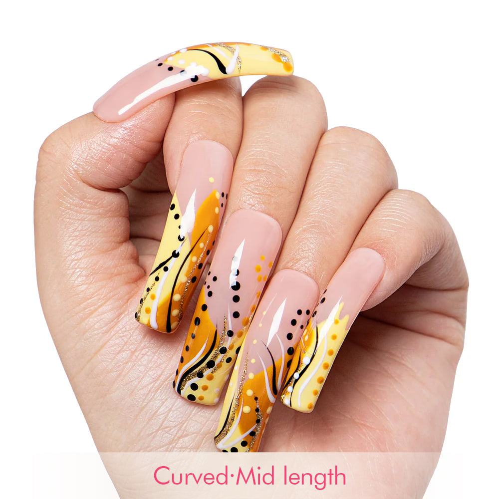 Calm Storm Handmade Nails H477