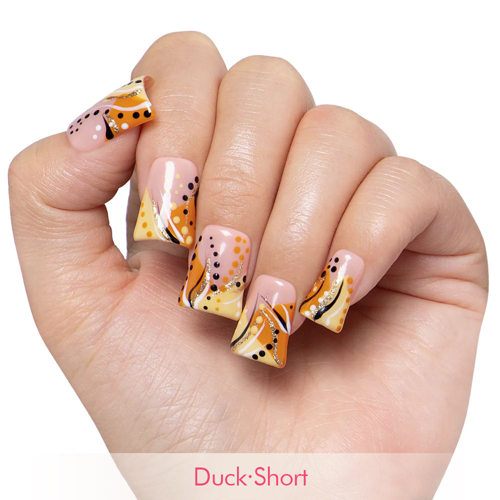 Calm Storm Handmade Nails H477