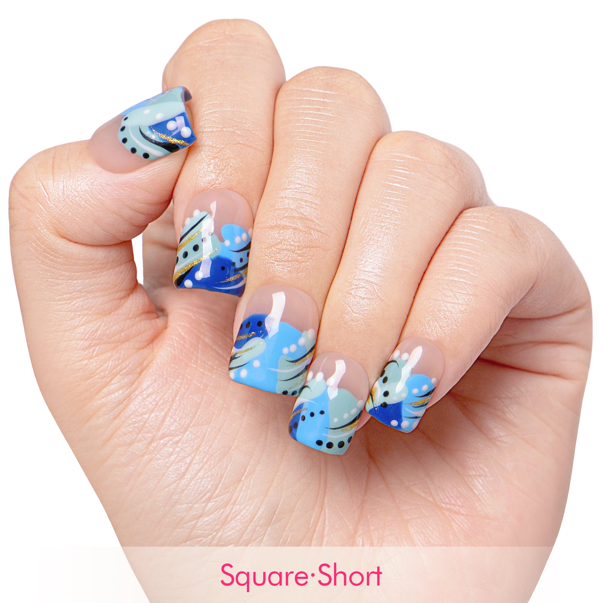 Clear Skies Handmade Nails H478