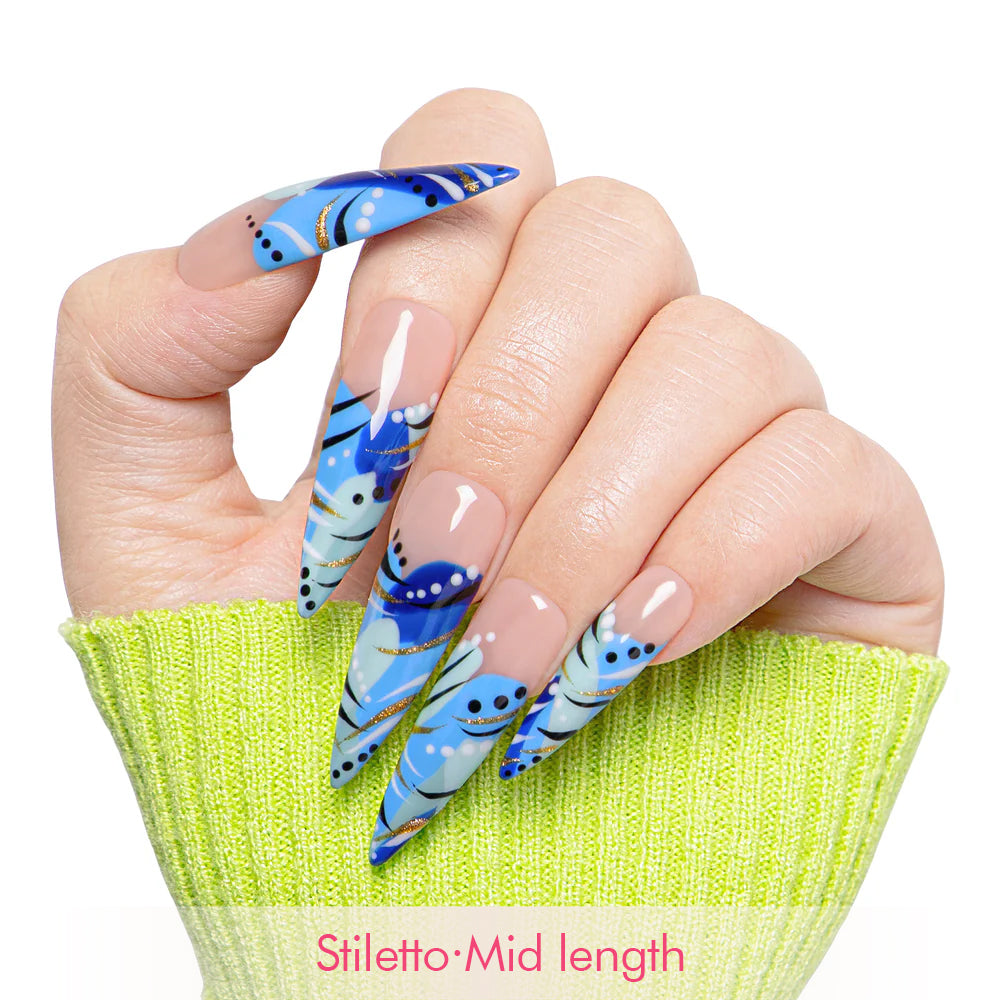 Clear Skies Handmade Nails H478