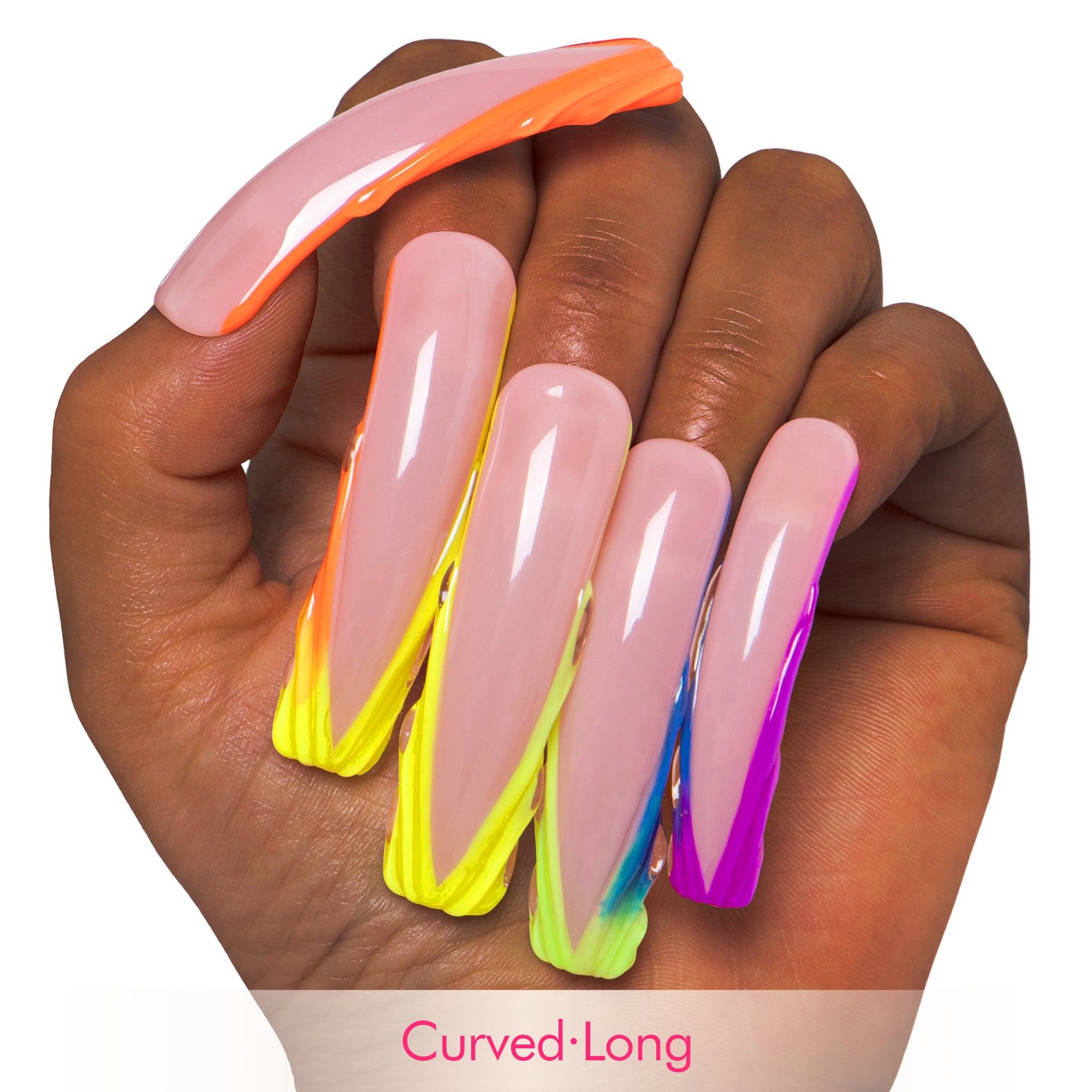 Rainbow Dream Handmade Nails H479