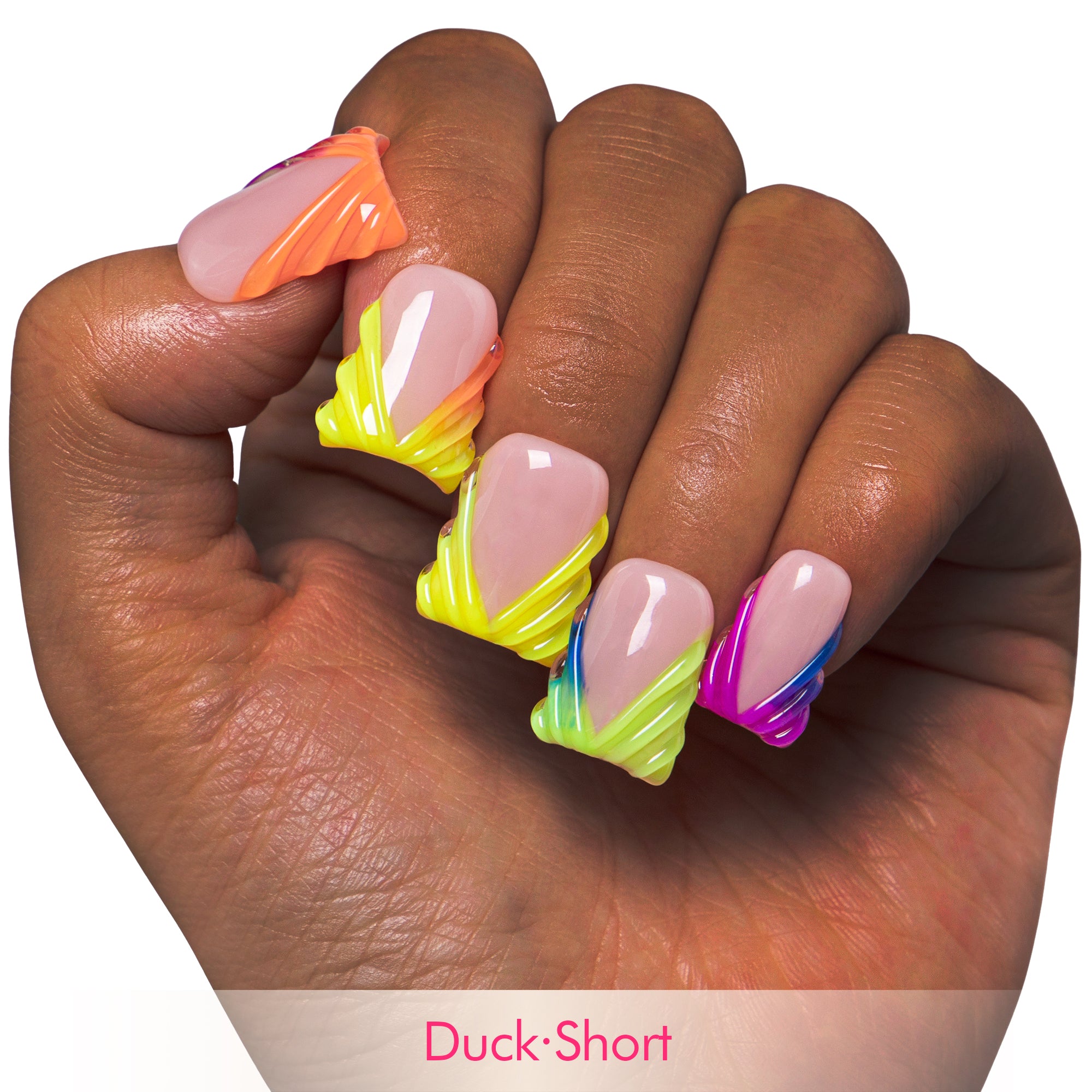Rainbow Dream Handmade Nails H479