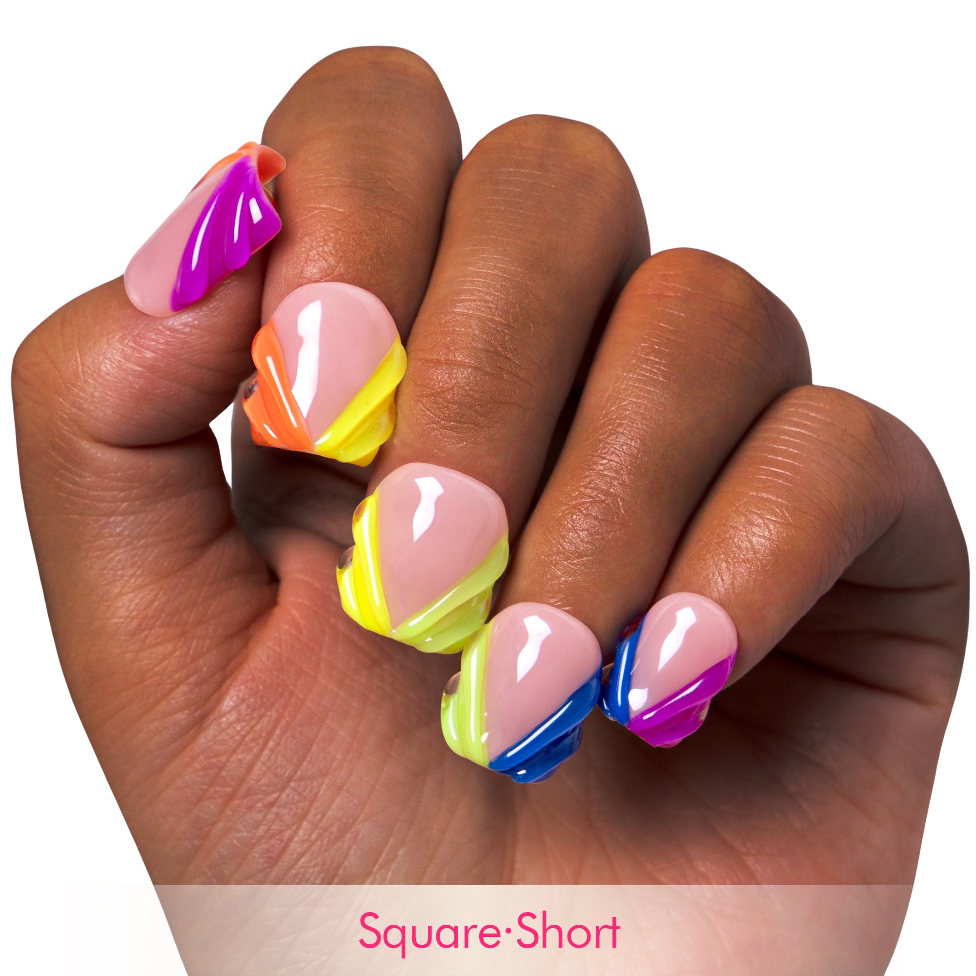 Rainbow Dream Handmade Nails H479