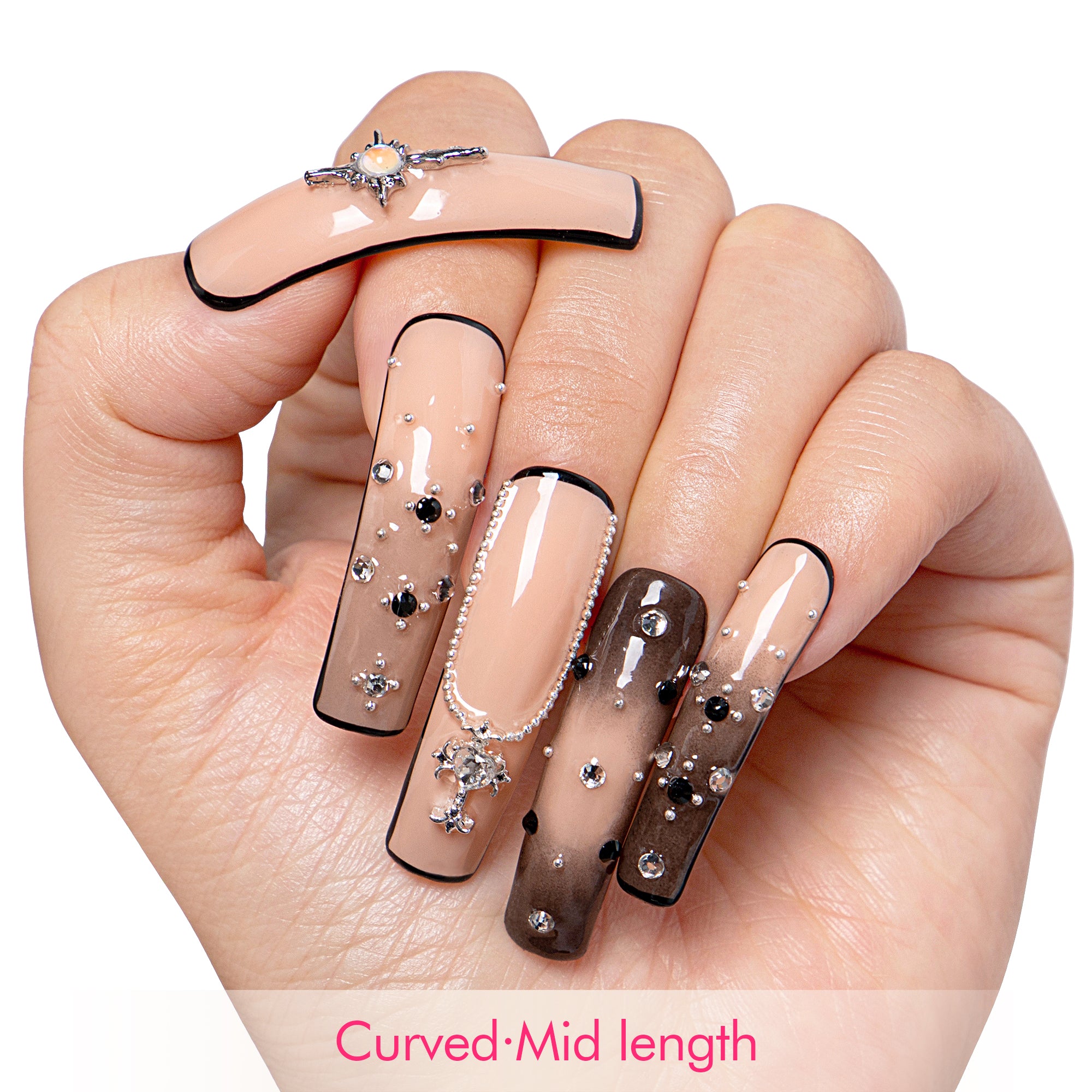 Noir Halo Handmade Nails H480