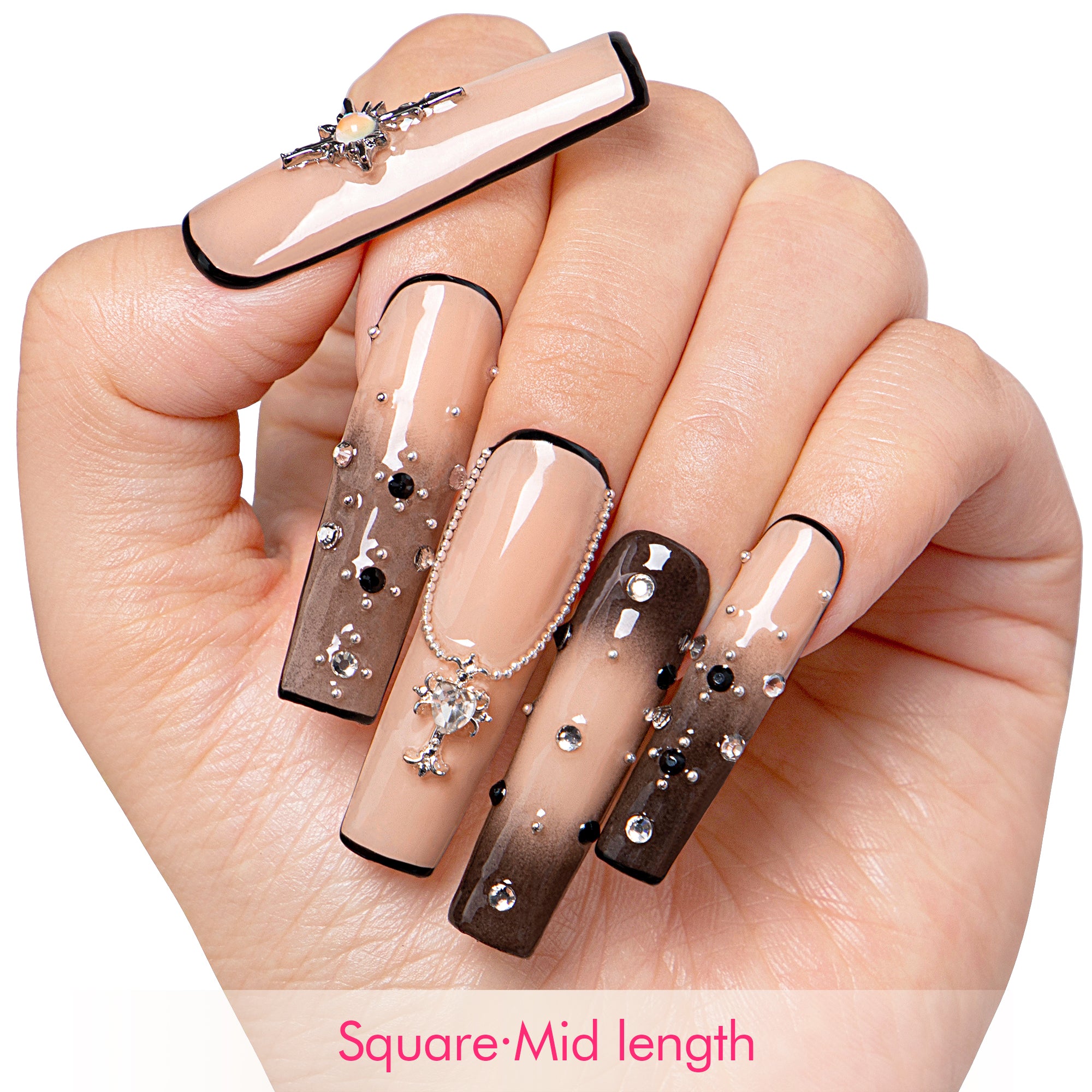 Noir Halo Handmade Nails H480