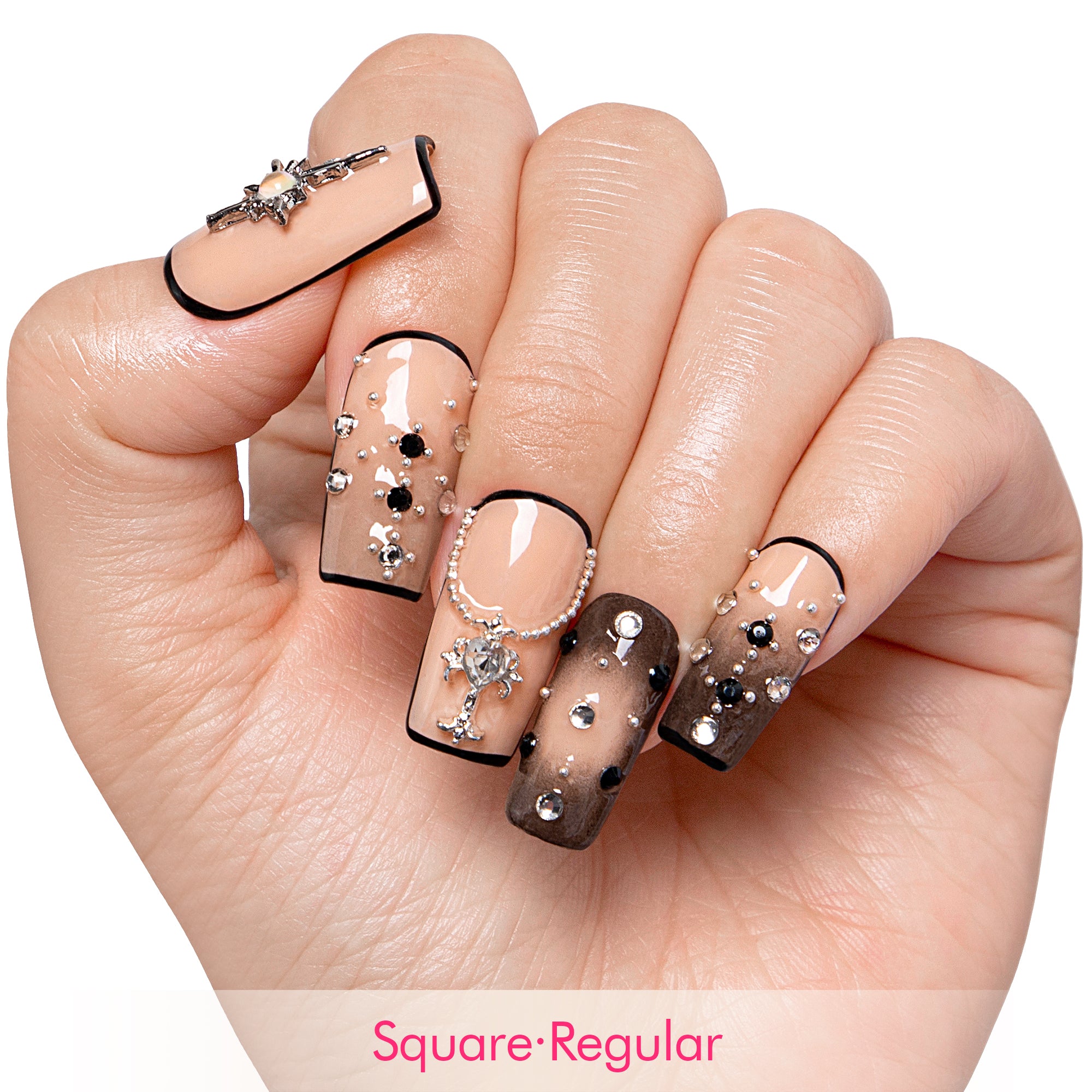 Noir Halo Handmade Nails H480
