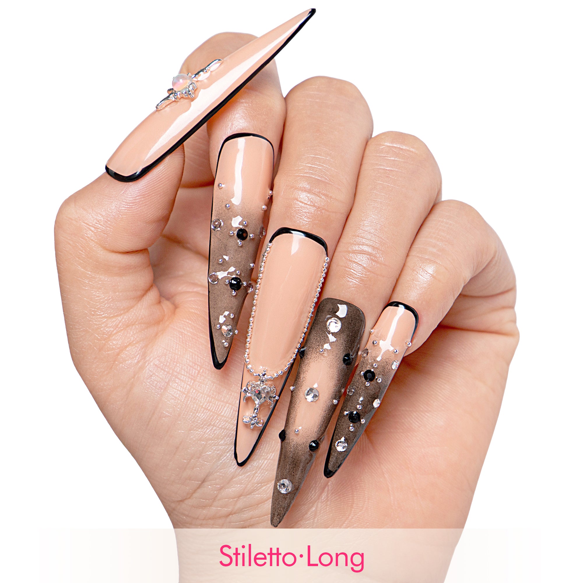 Noir Halo Handmade Nails H480