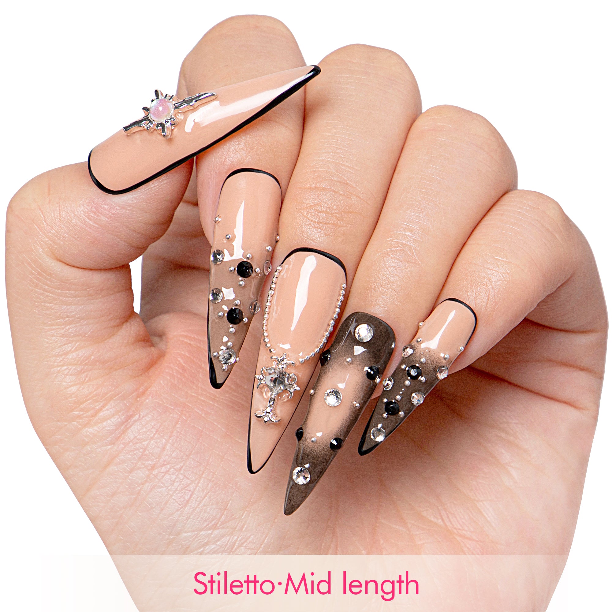 Noir Halo Handmade Nails H480
