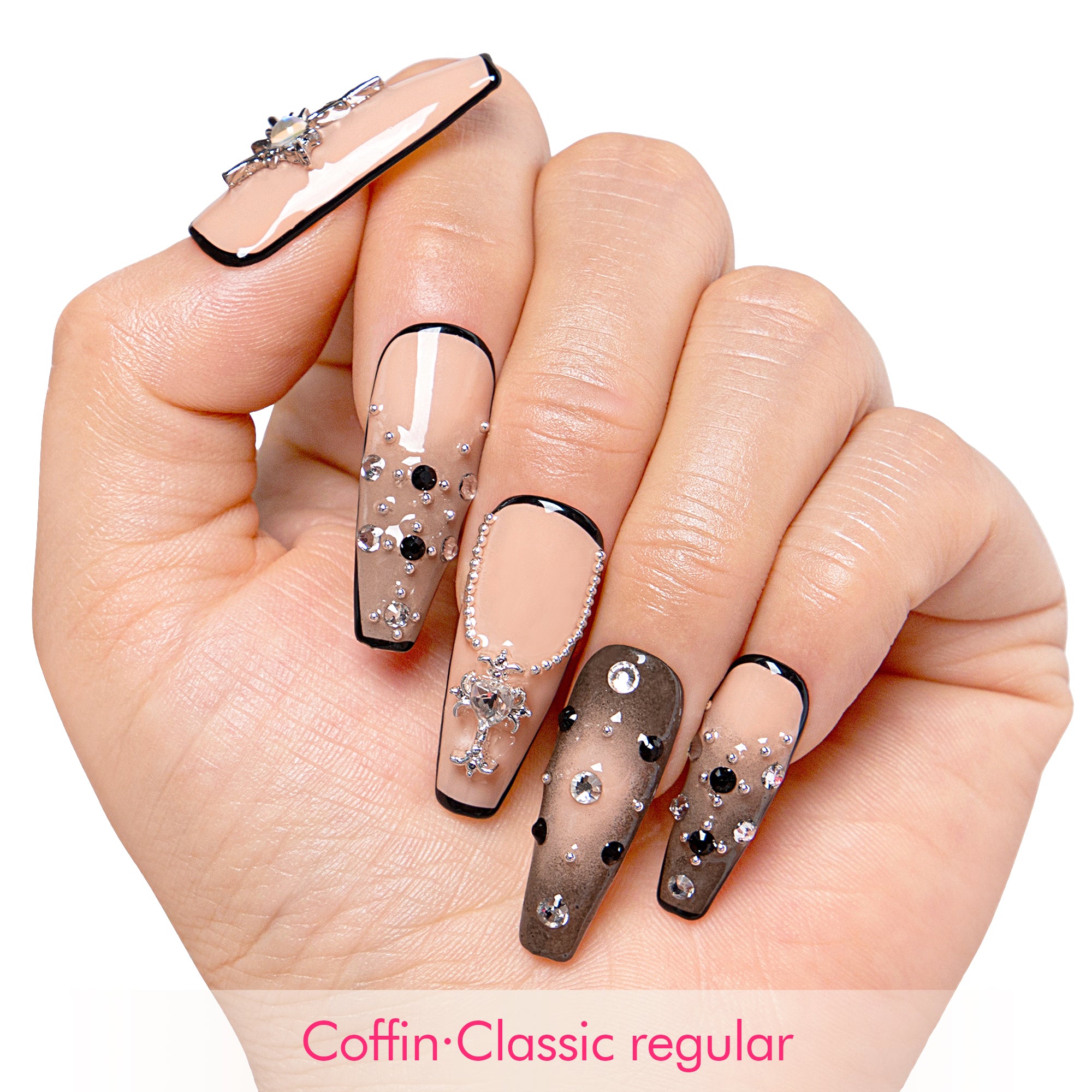 Noir Halo Handmade Nails H480