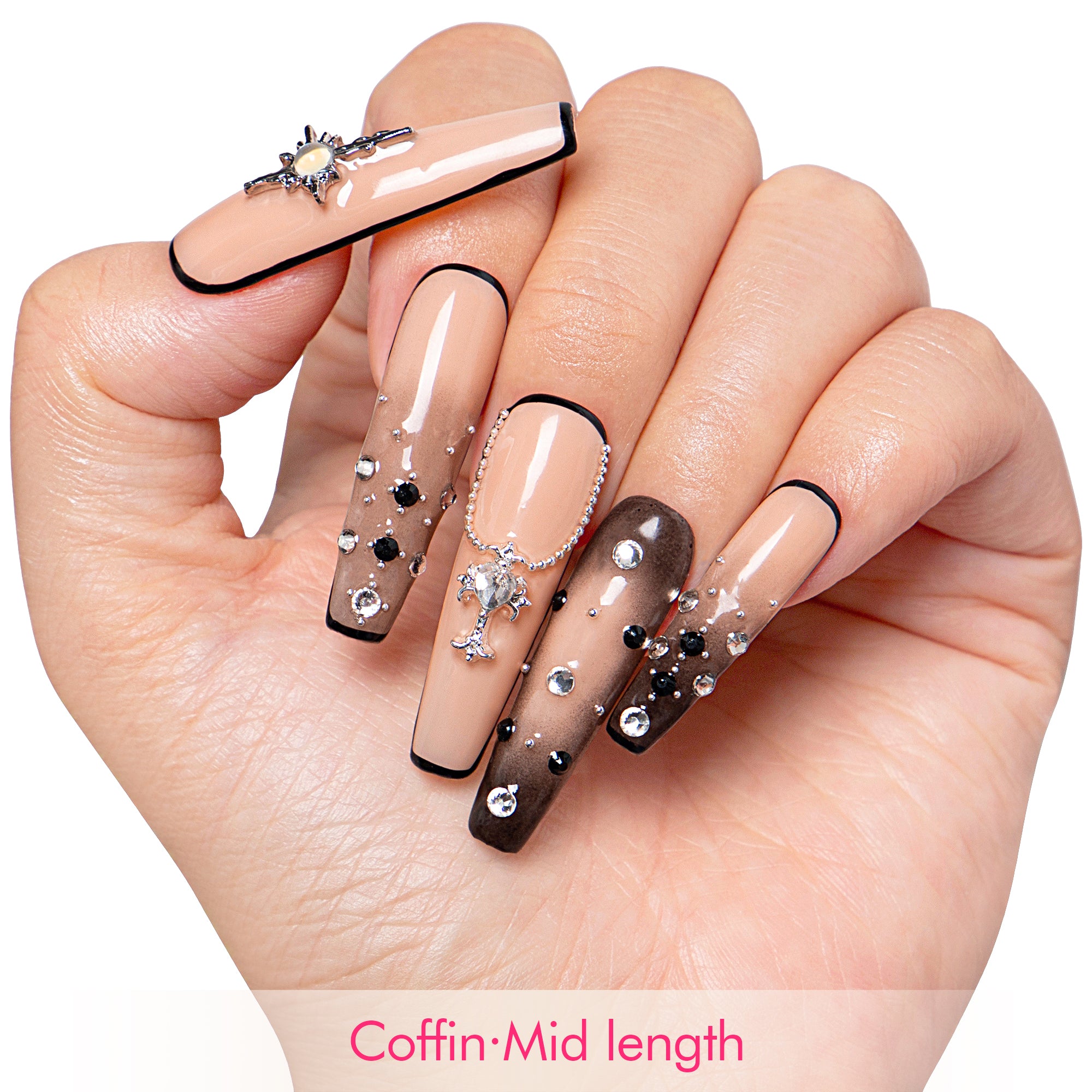 Noir Halo Handmade Nails H480