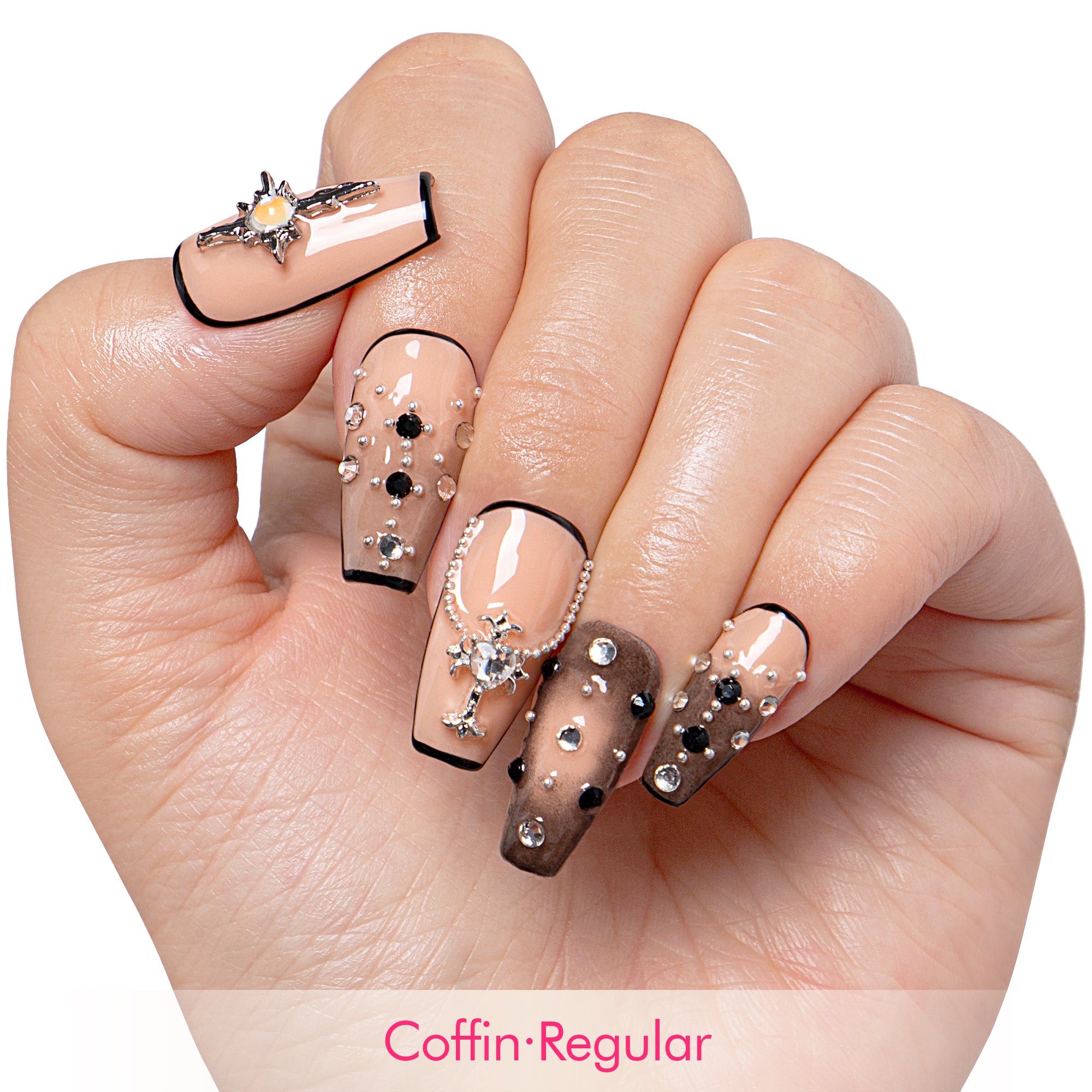 Noir Halo Handmade Nails H480