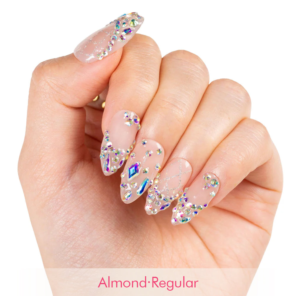 Opaline Drip Handmade Nails H481