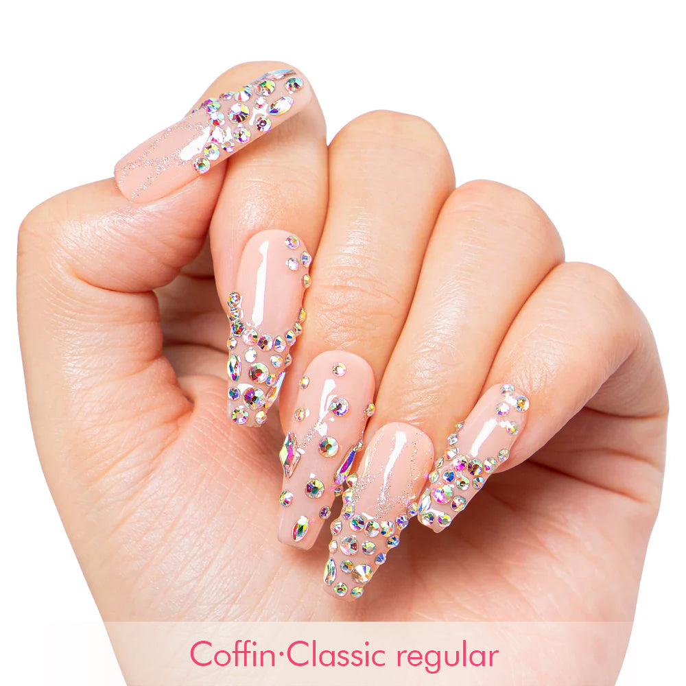 Opaline Drip Handmade Nails H481
