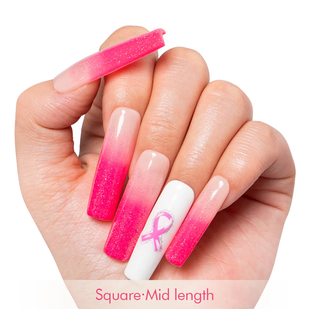 Pretty in Pink Handmade Nails H485
