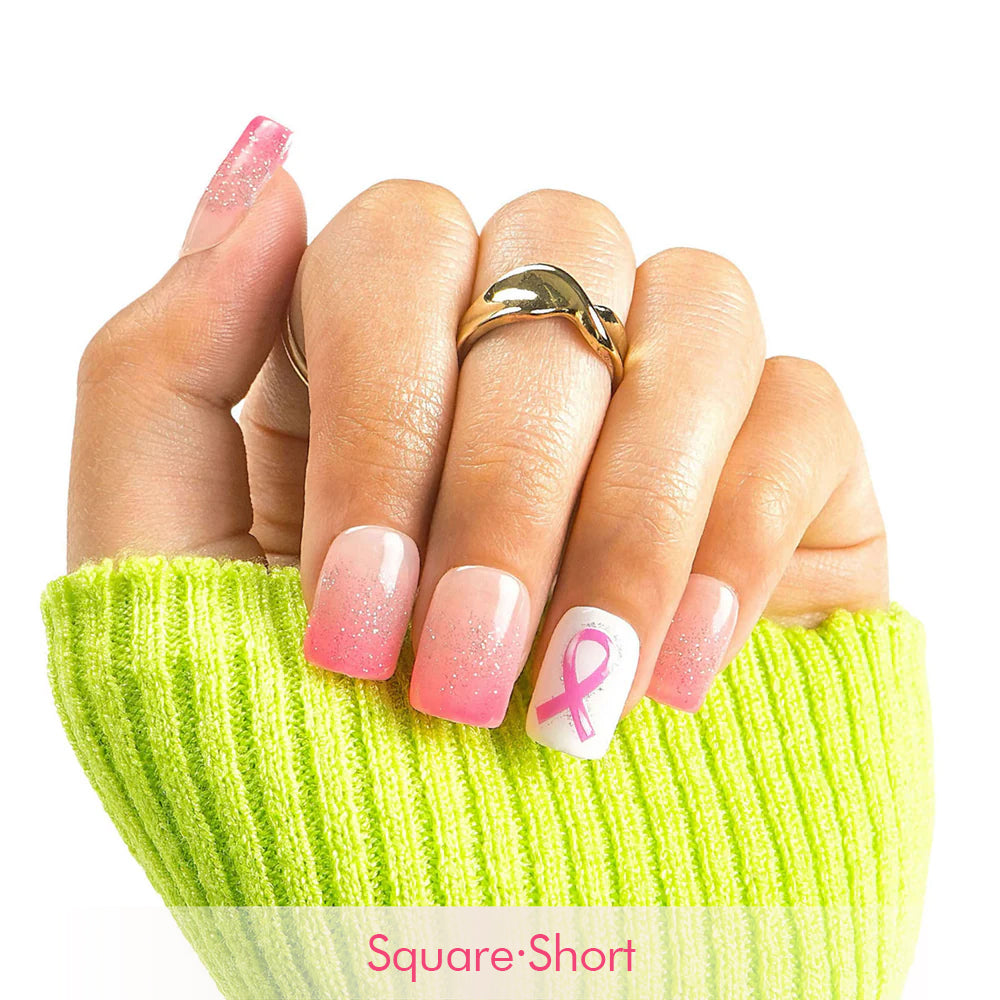 Pretty in Pink Handmade Nails H485