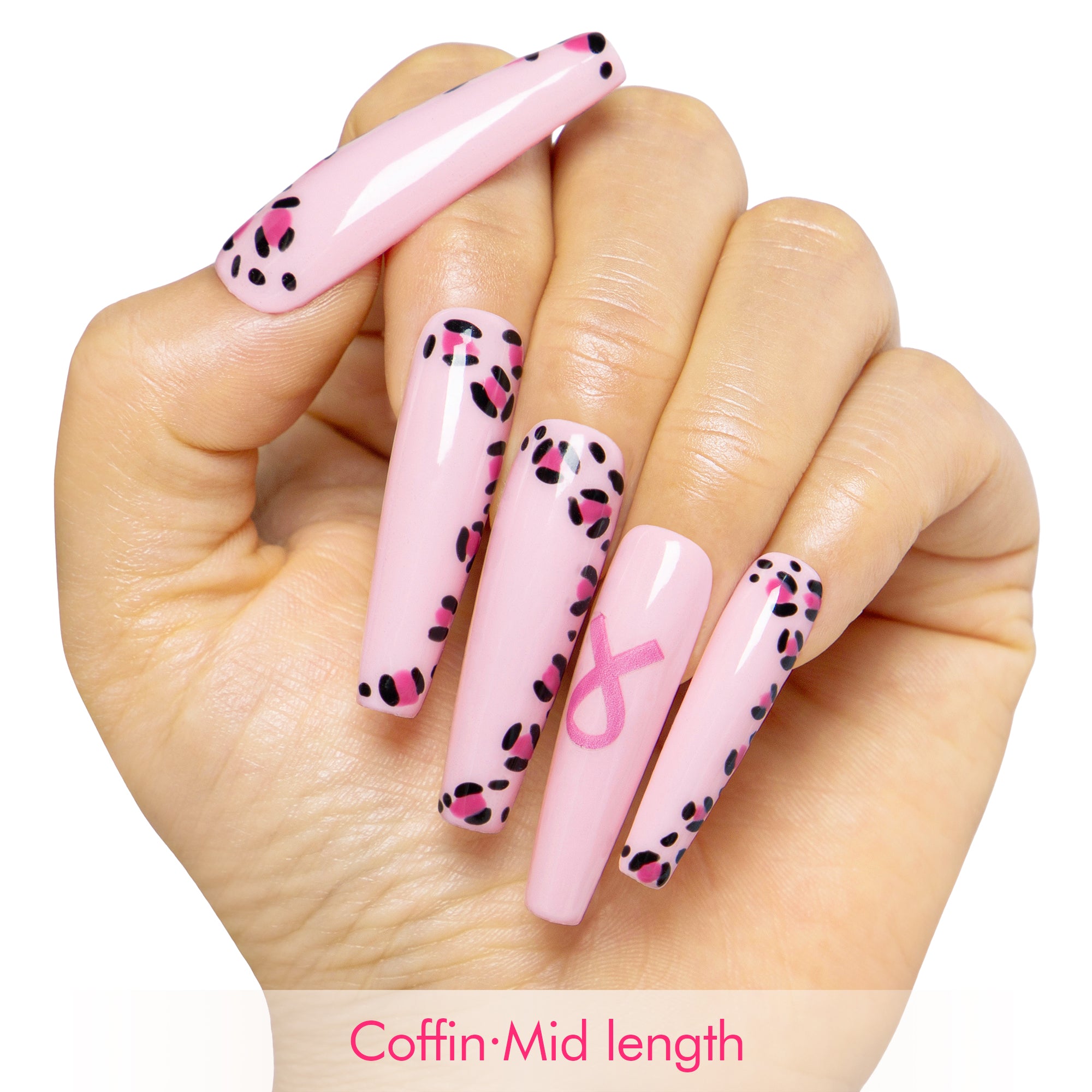 Spots of Power Handmade Nails H486