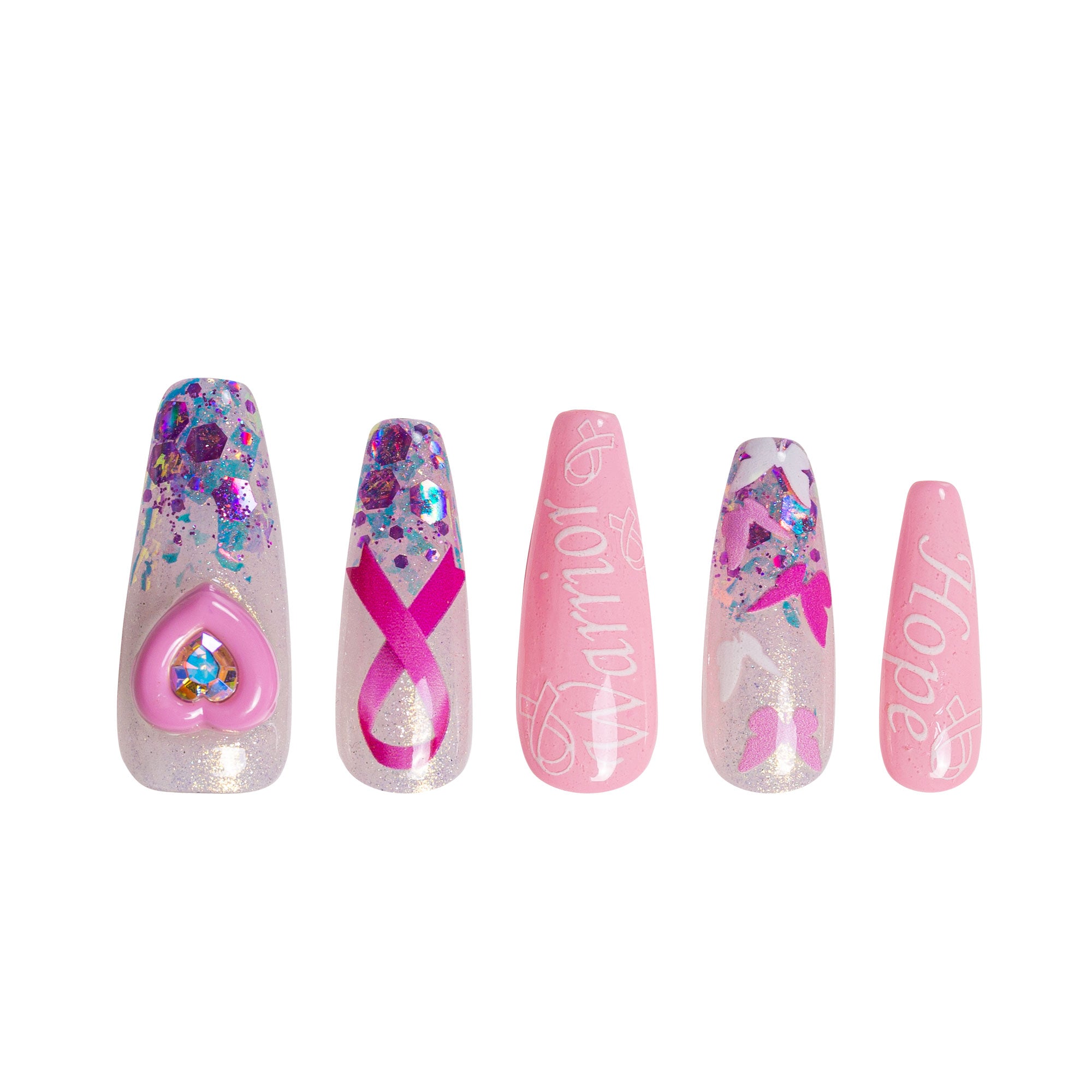 Wings of Hope Handmade Nails H487