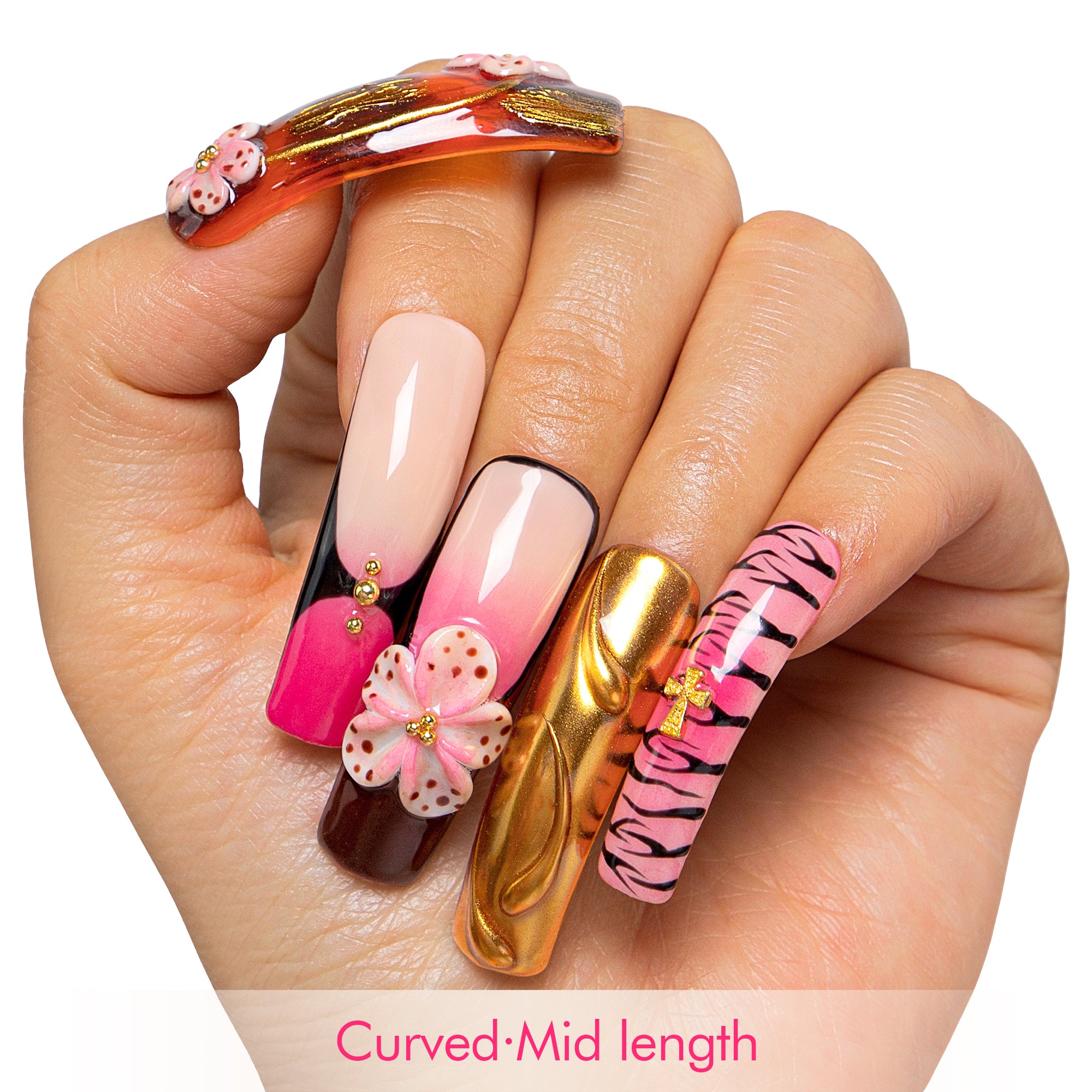 Empress Bloom Handmade Nails H492