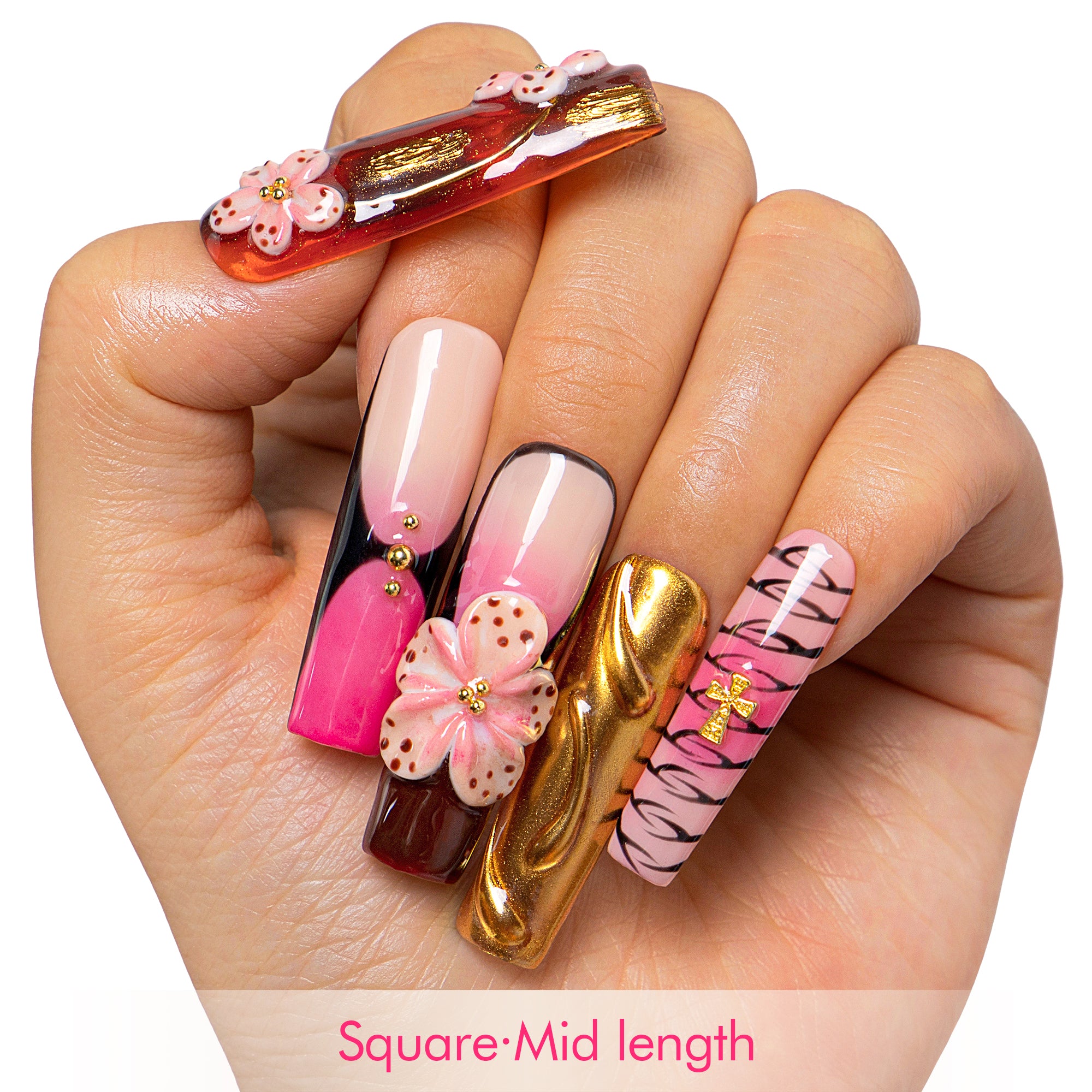 Empress Bloom Handmade Nails H492