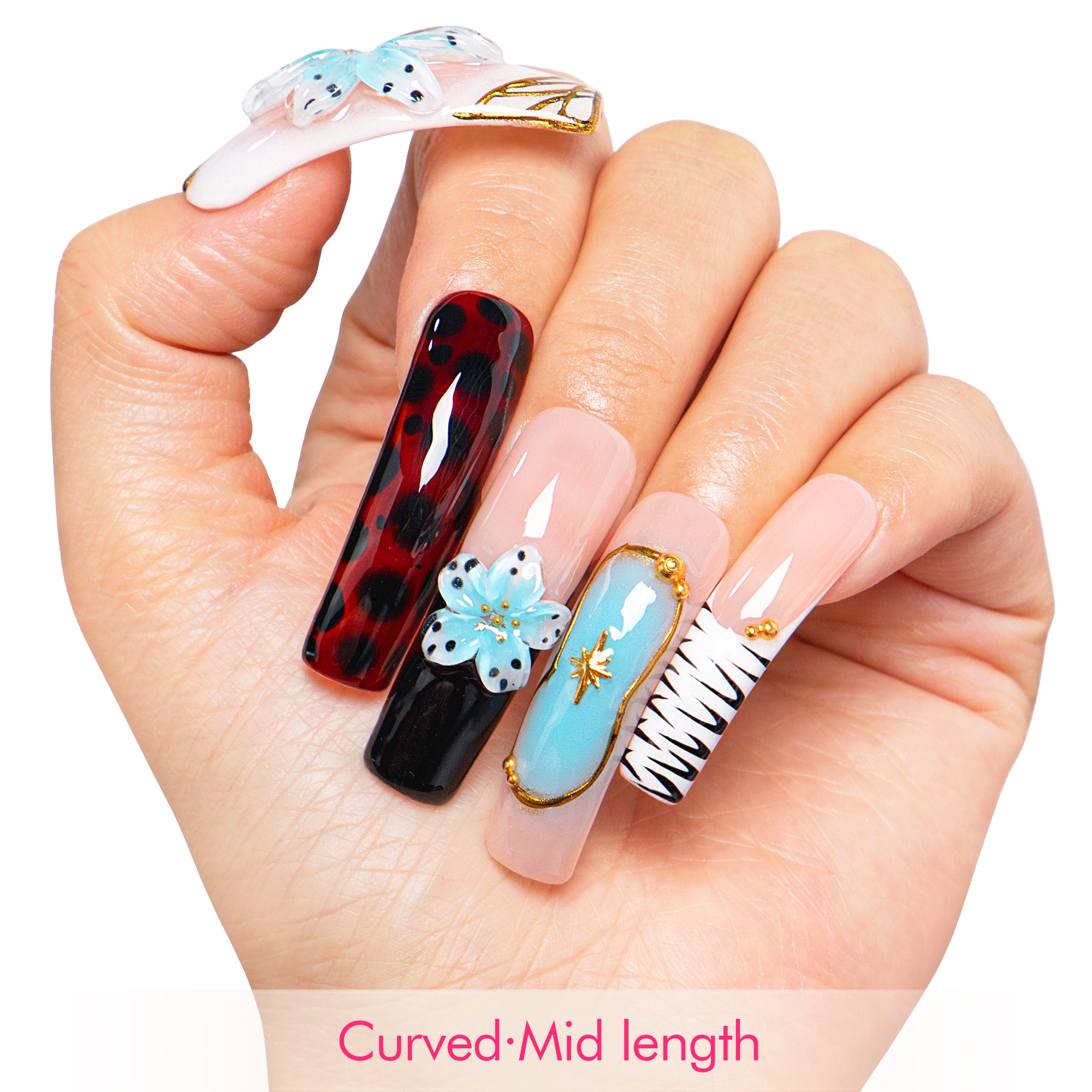 Rebel Frost Handmade Nails H494