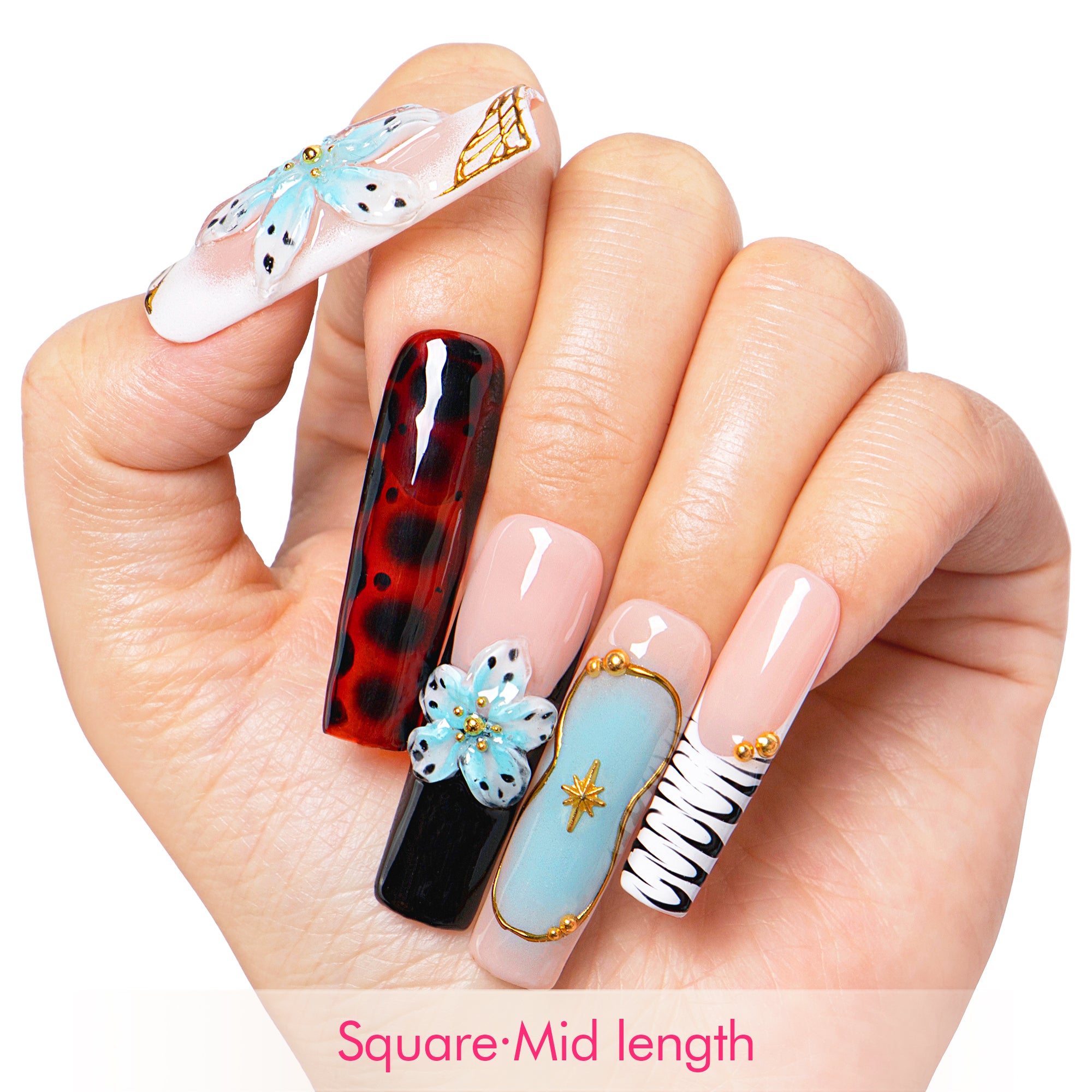Rebel Frost Handmade Nails H494