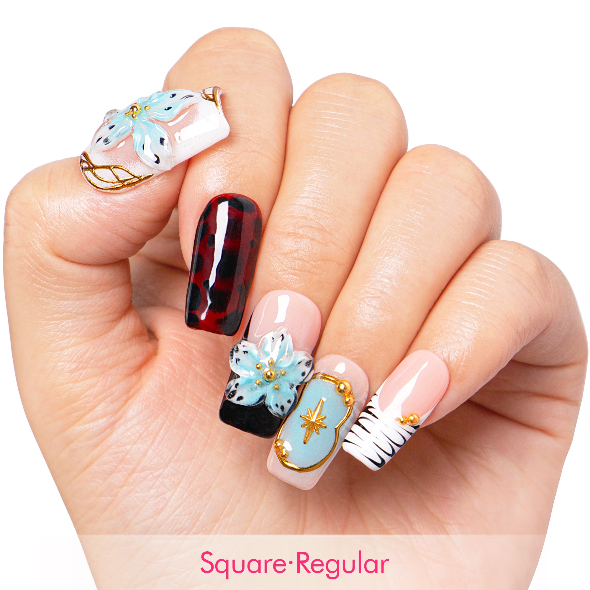 Rebel Frost Handmade Nails H494
