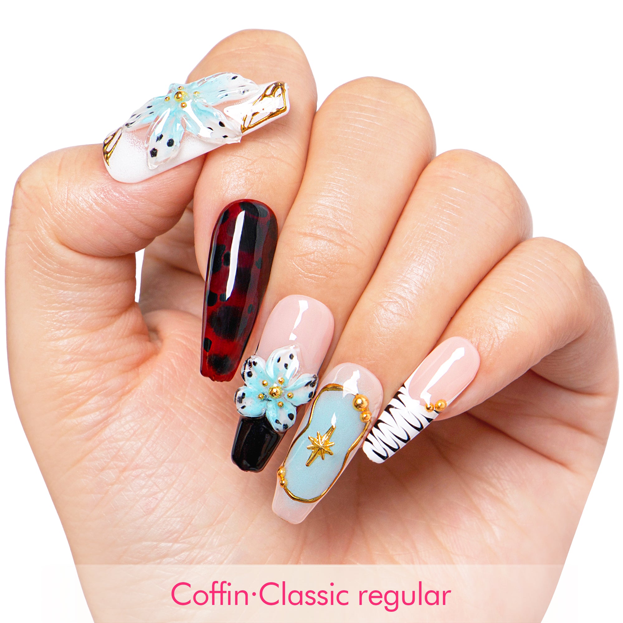 Rebel Frost Handmade Nails H494