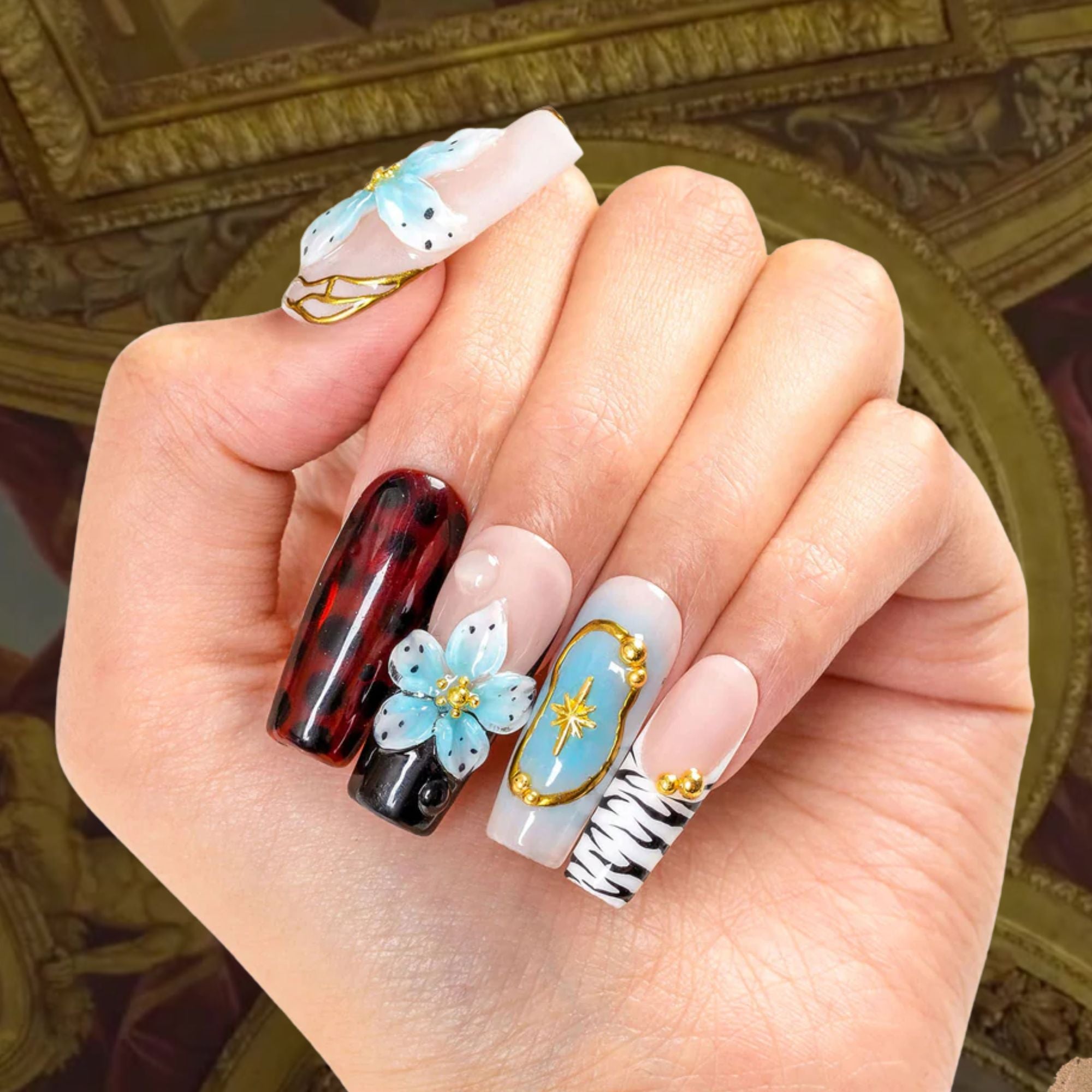 Rebel Frost Handmade Nails H494