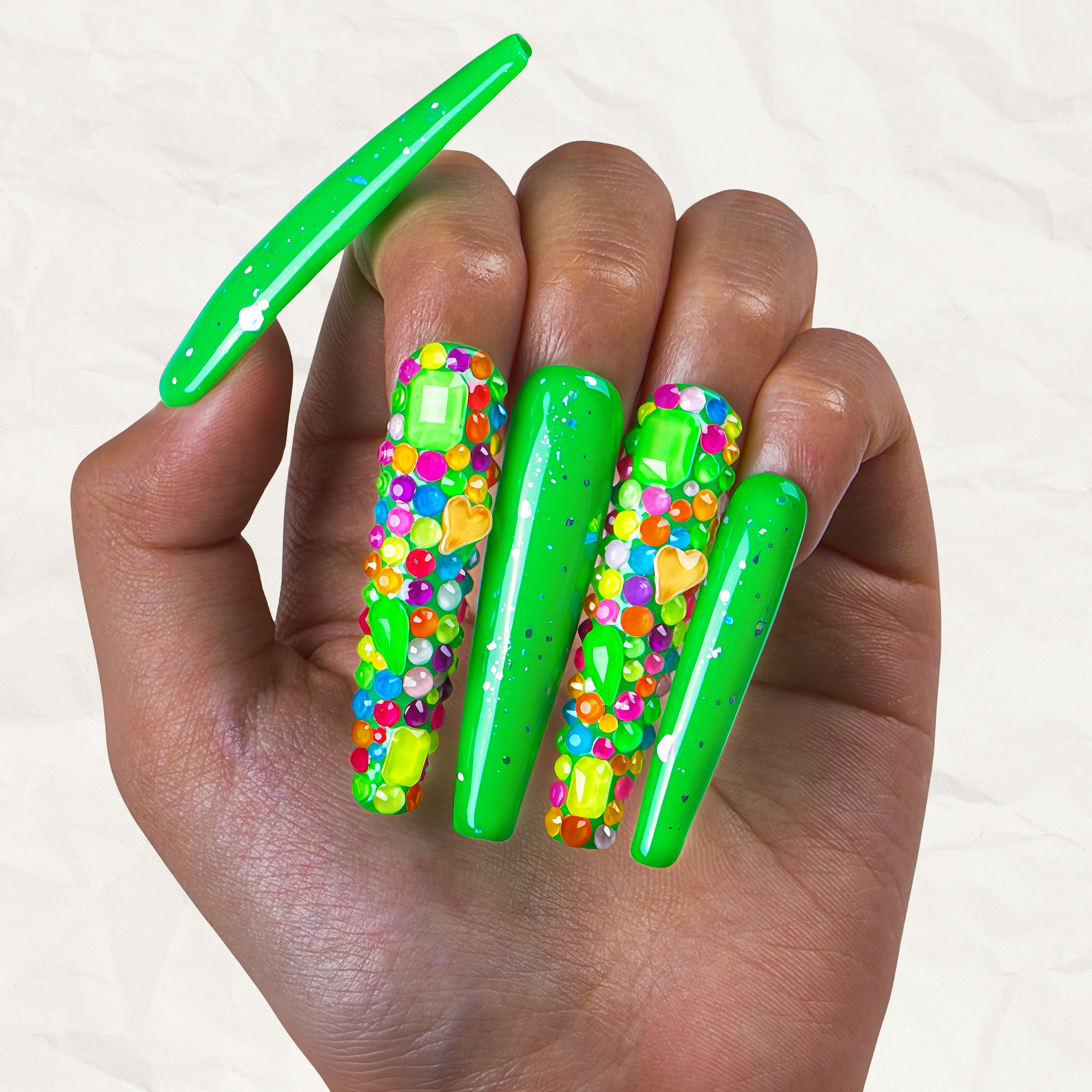 Wonderland Luxury Handmade Nails H49
