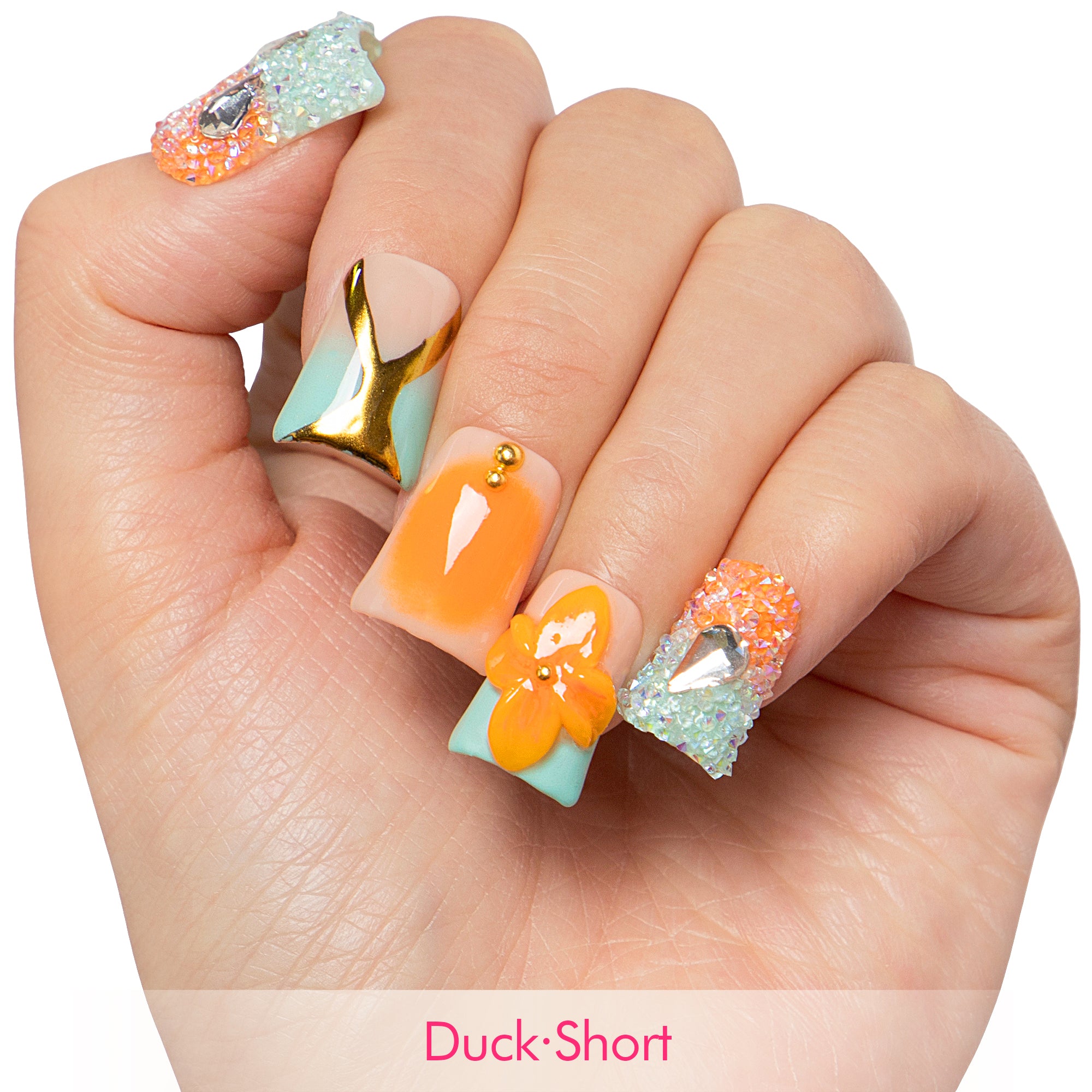 Sunset Serenade Handmade Nails H504