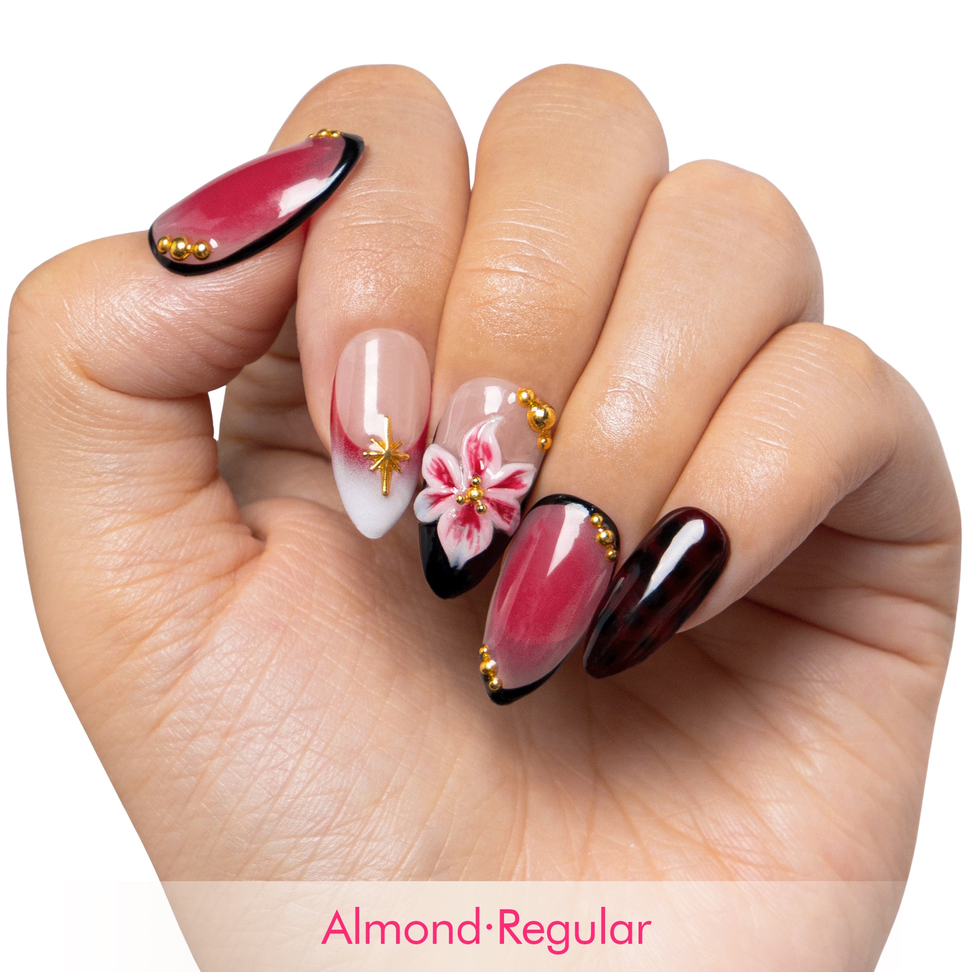 Phoenix Glow Handmade Nails H505