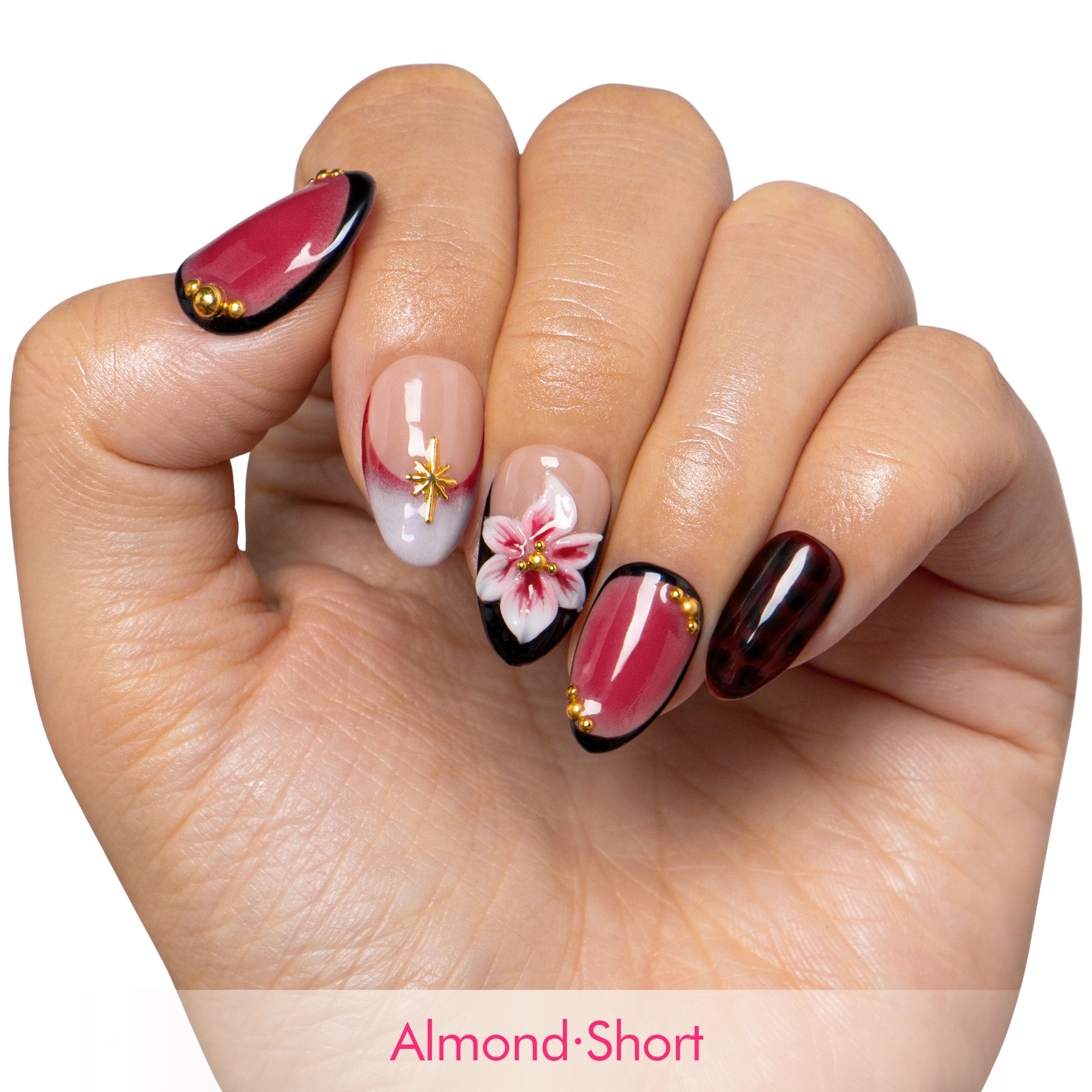 Phoenix Glow Handmade Nails H505