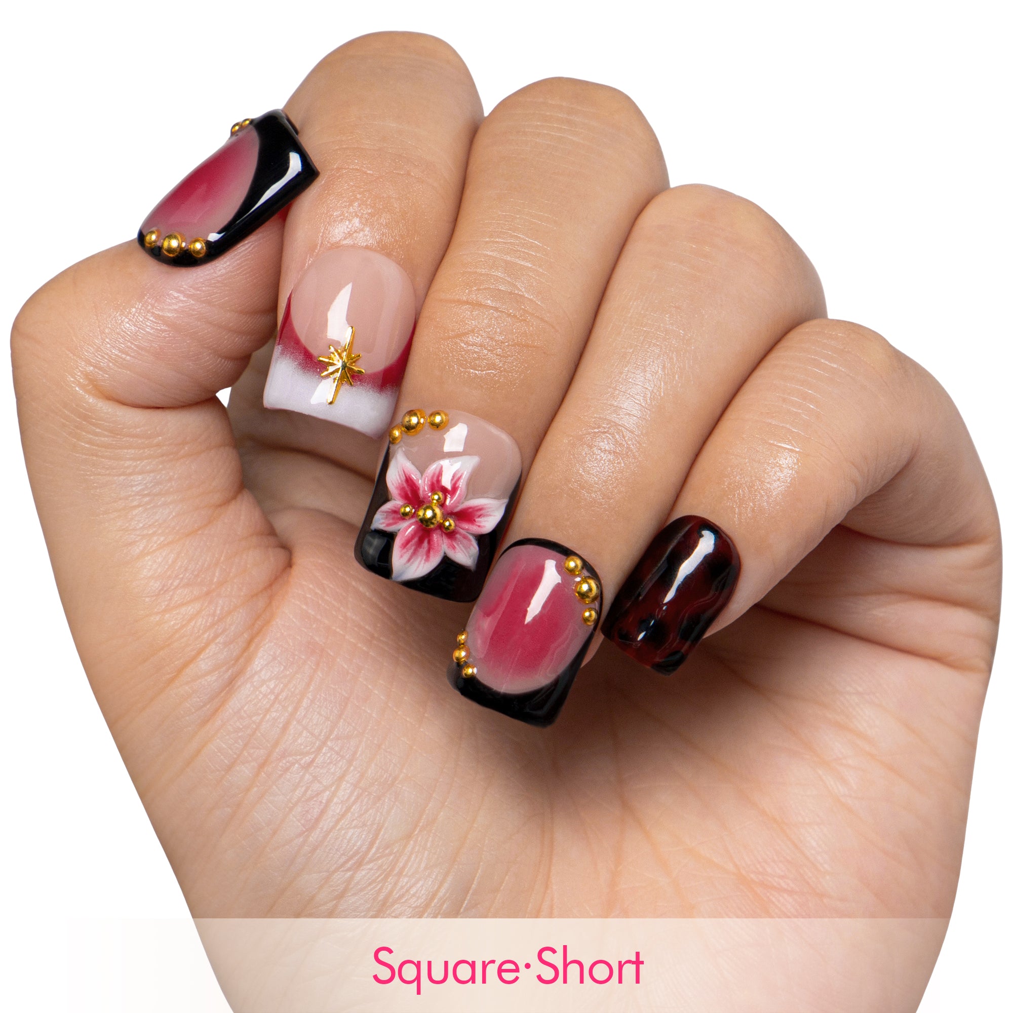 Phoenix Glow Handmade Nails H505