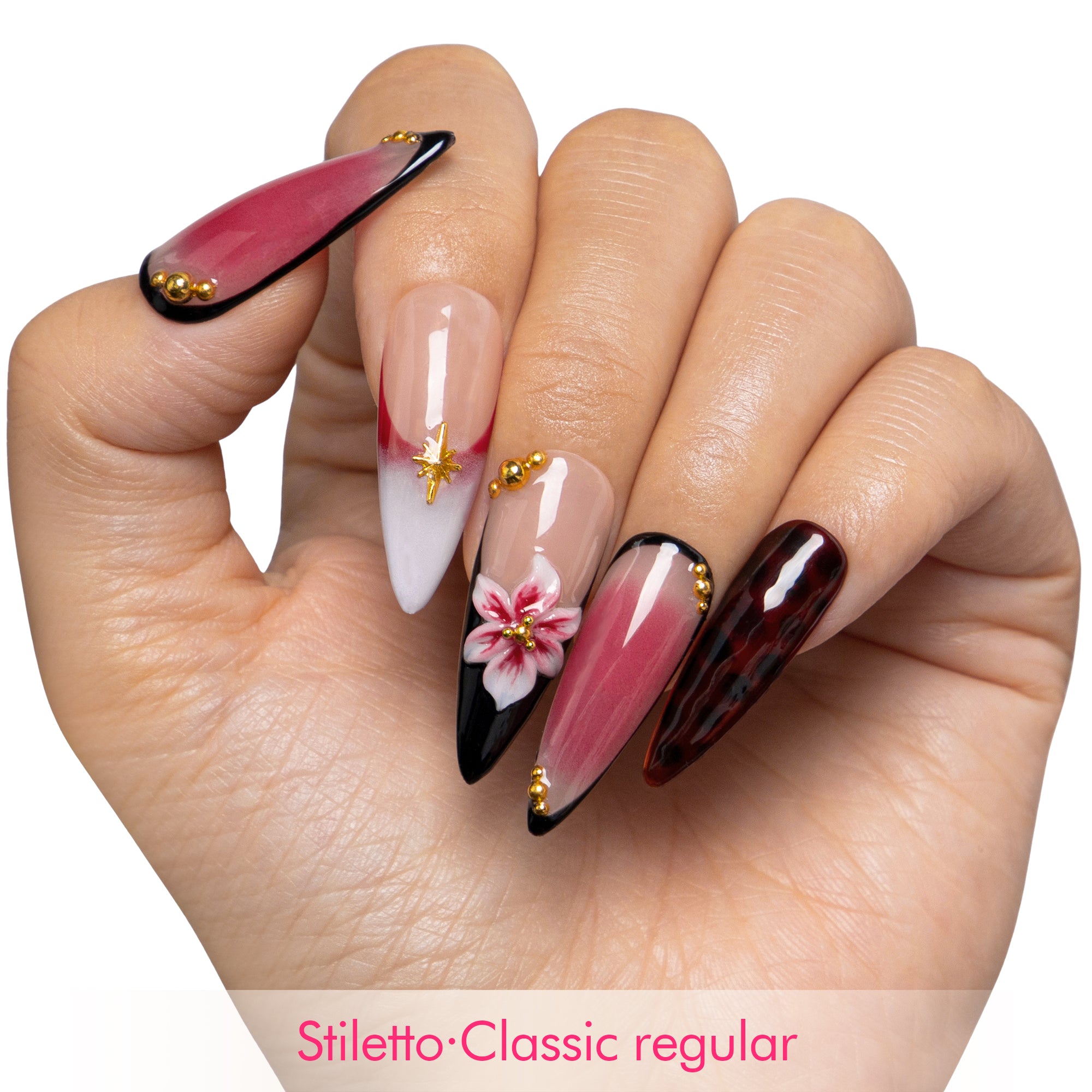 Phoenix Glow Handmade Nails H505