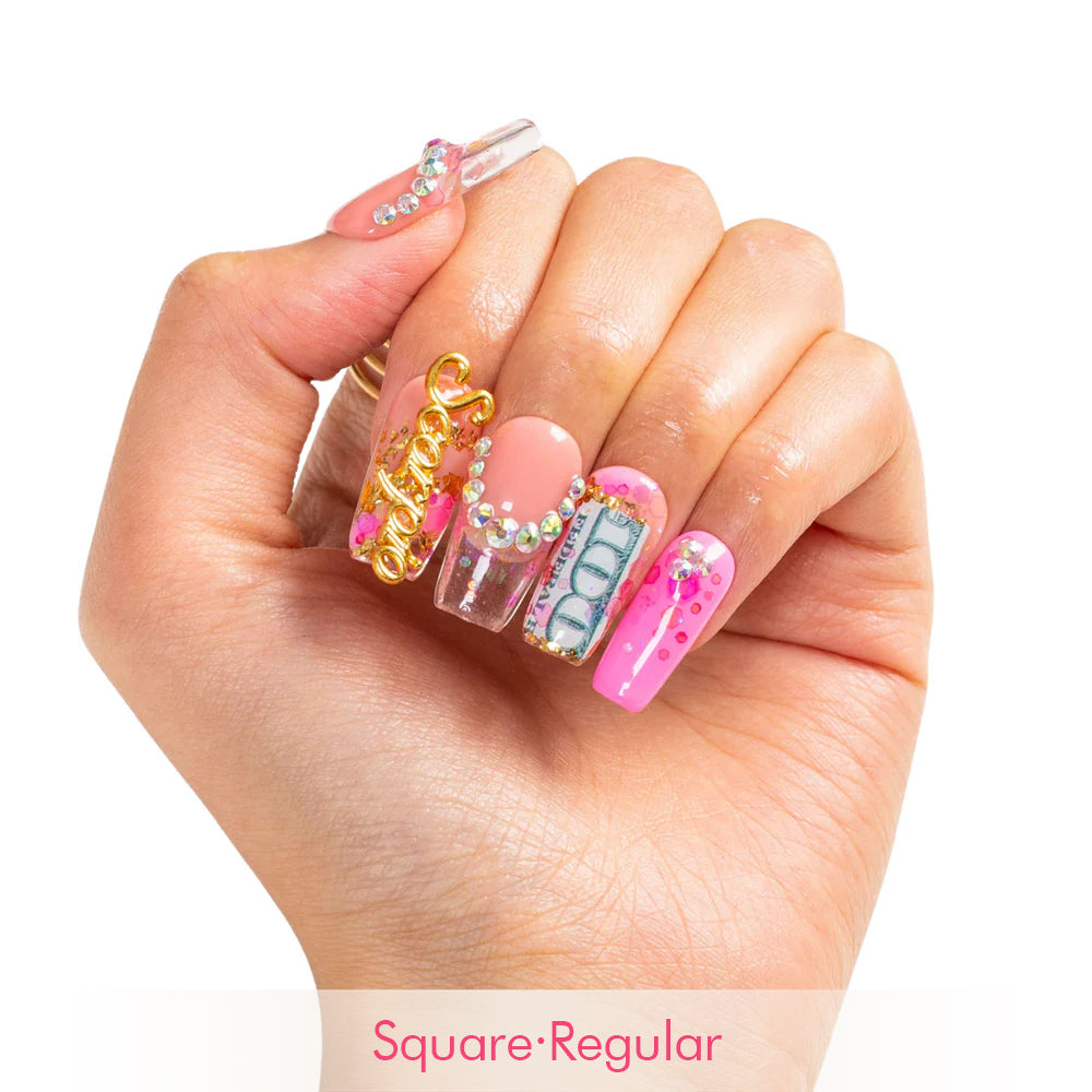 Birthday Queen Handmade Nails H509