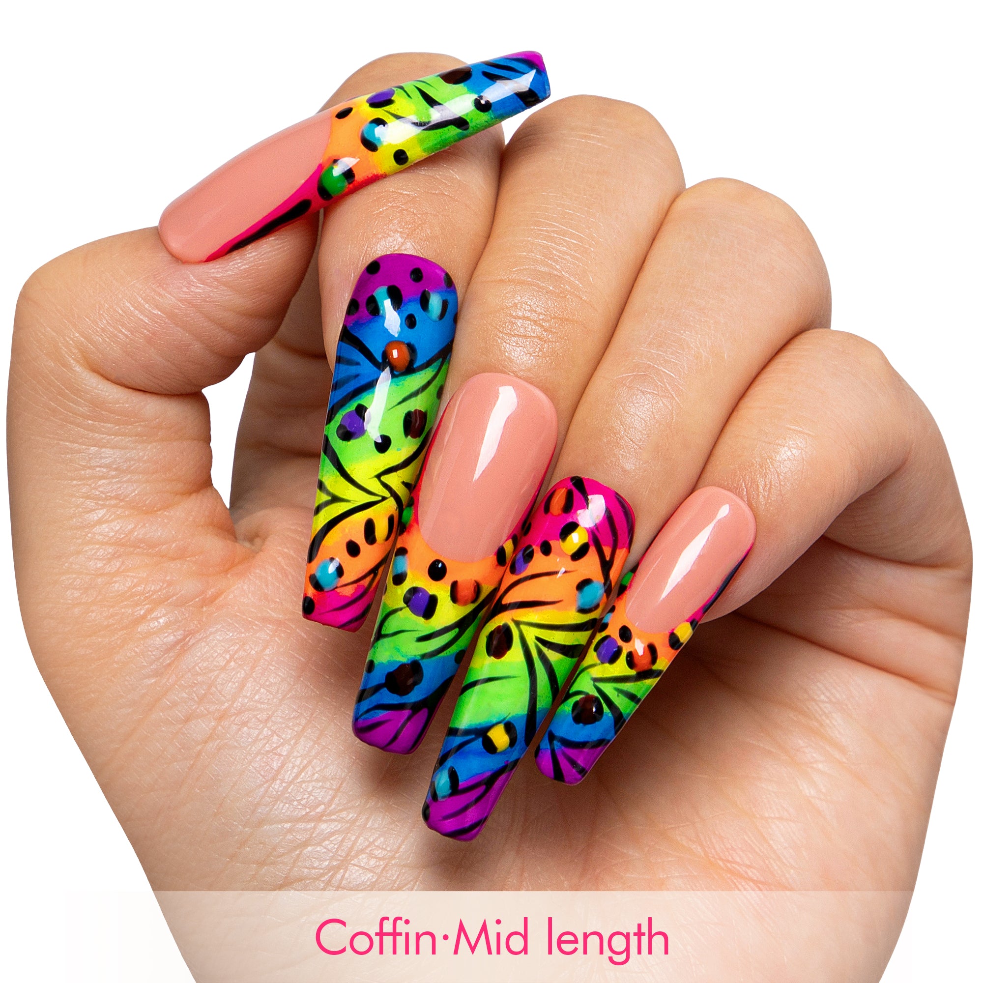 Retro Queen Handmade Nails H515