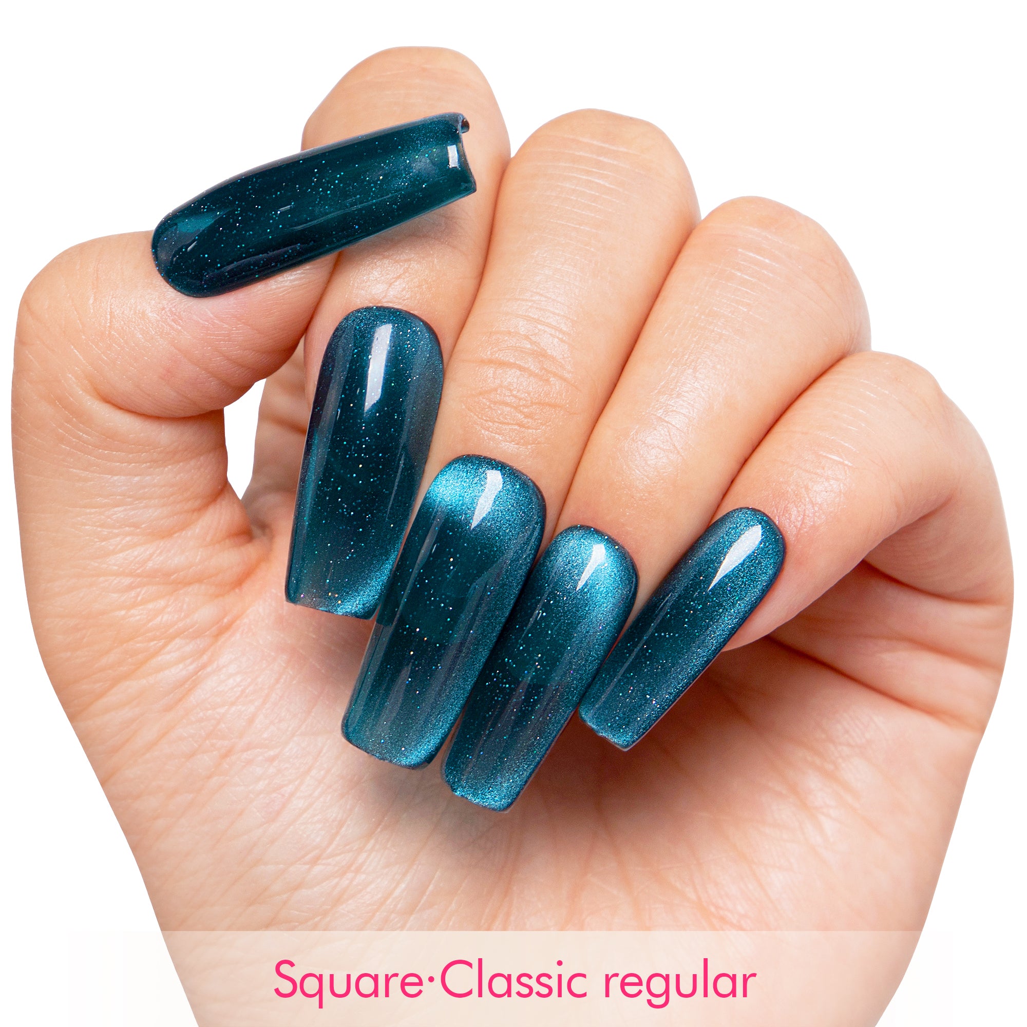 Blue Crush Handmade Nails H522