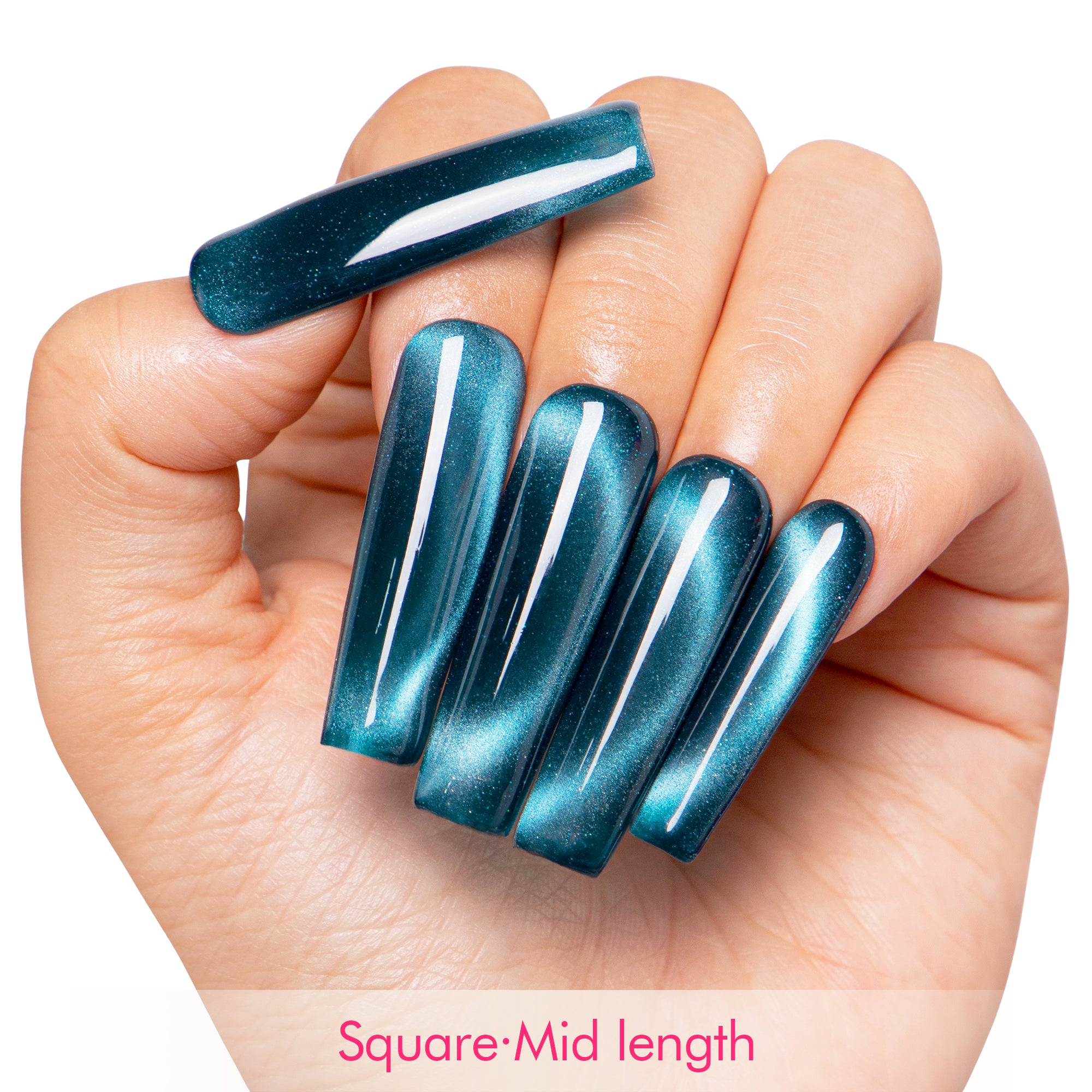 Blue Crush Handmade Nails H522