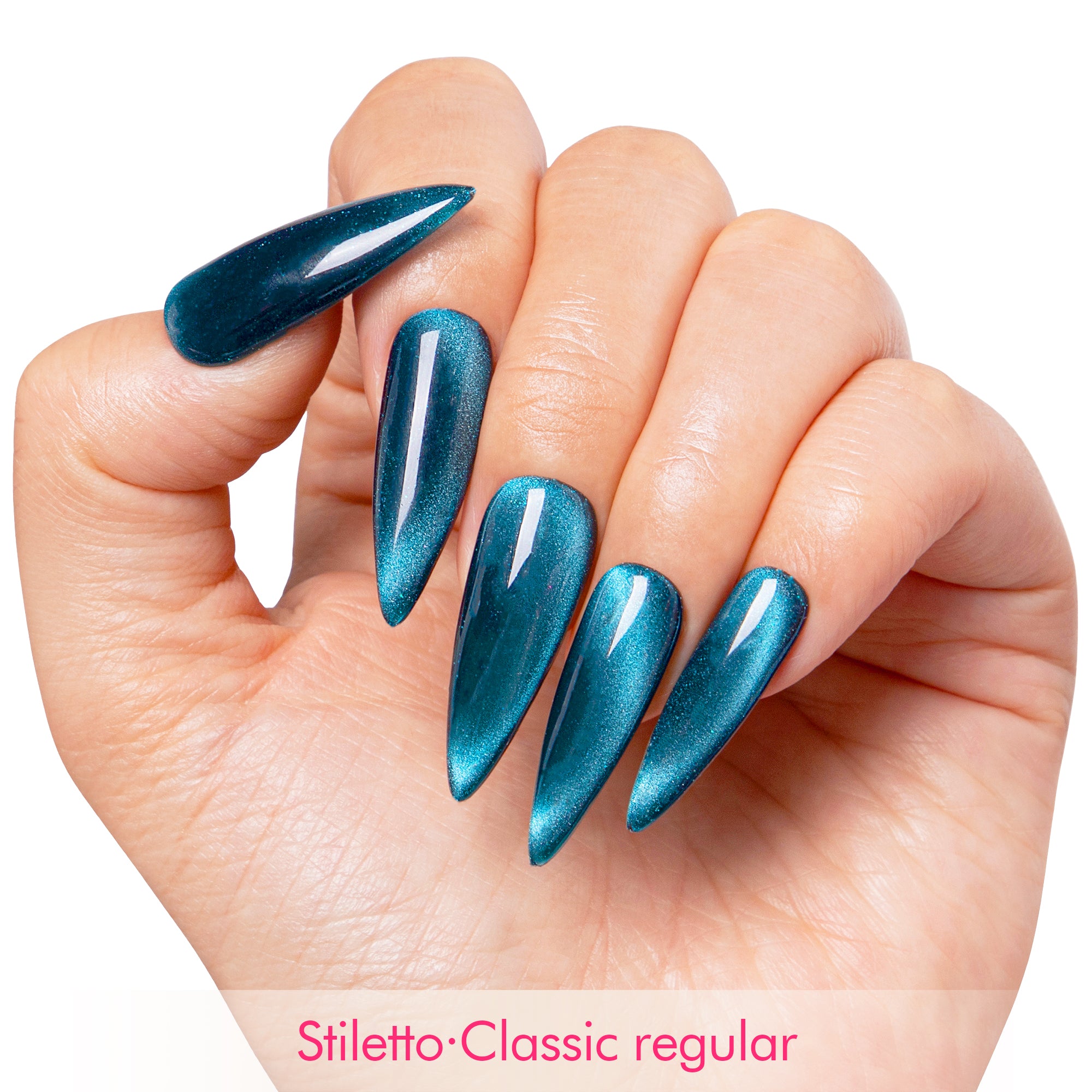 Blue Crush Handmade Nails H522