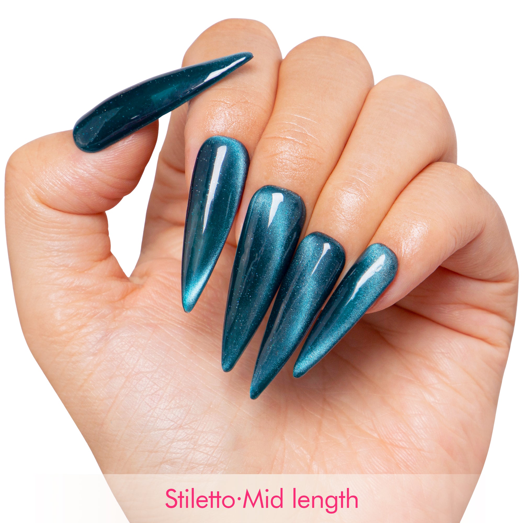 Blue Crush Handmade Nails H522