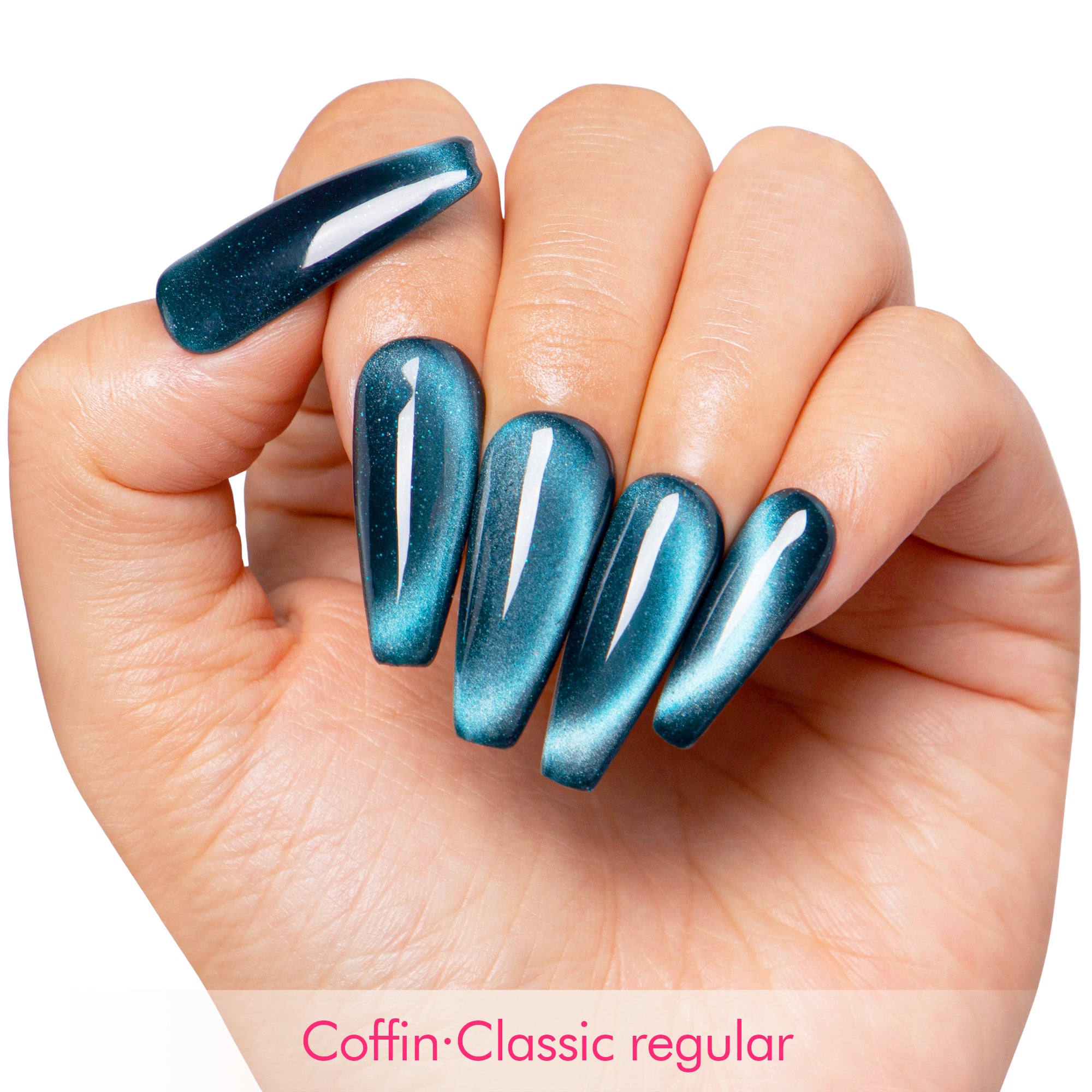 Blue Crush Handmade Nails H522