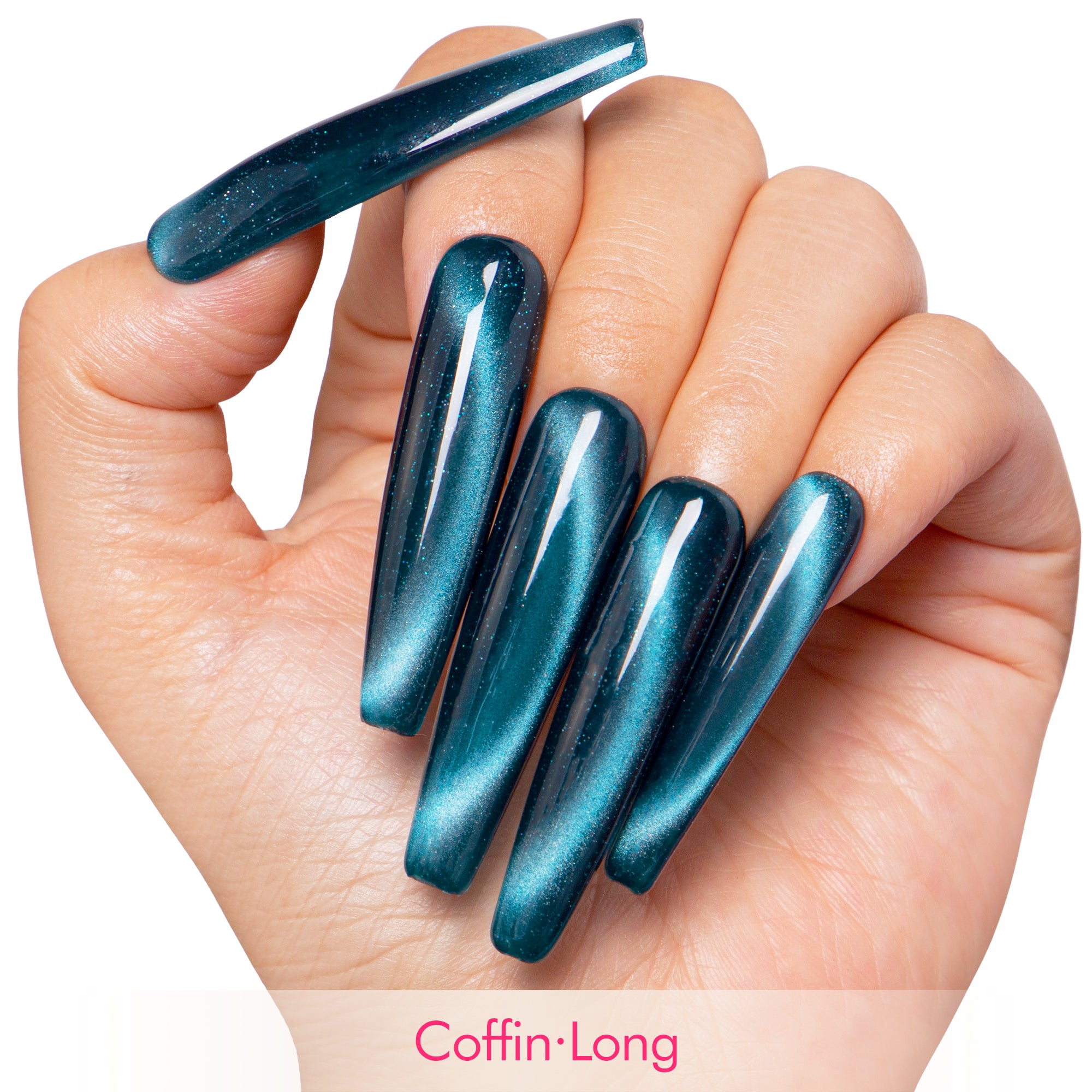 Blue Crush Handmade Nails H522